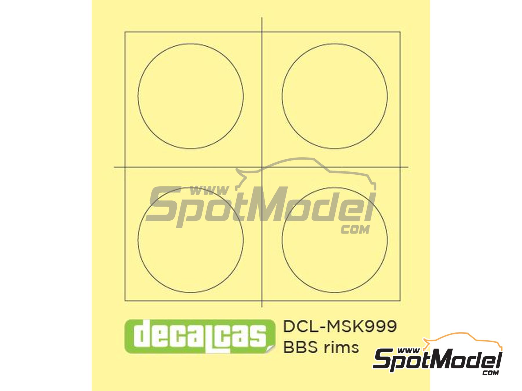 Decalcas DCL-LOG008: Logotypes 1/24 scale - Tire sidewall white