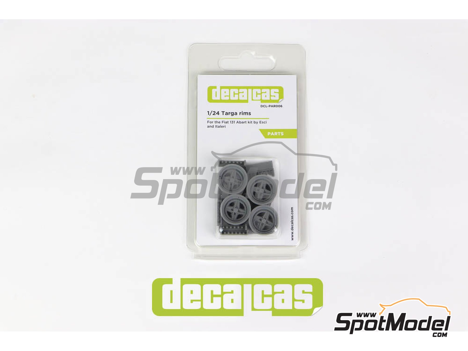 Image 1: Targa rims | Rims in 1/24 scale manufactured by Decalcas (ref.&nbsp;DCL-PAR006)