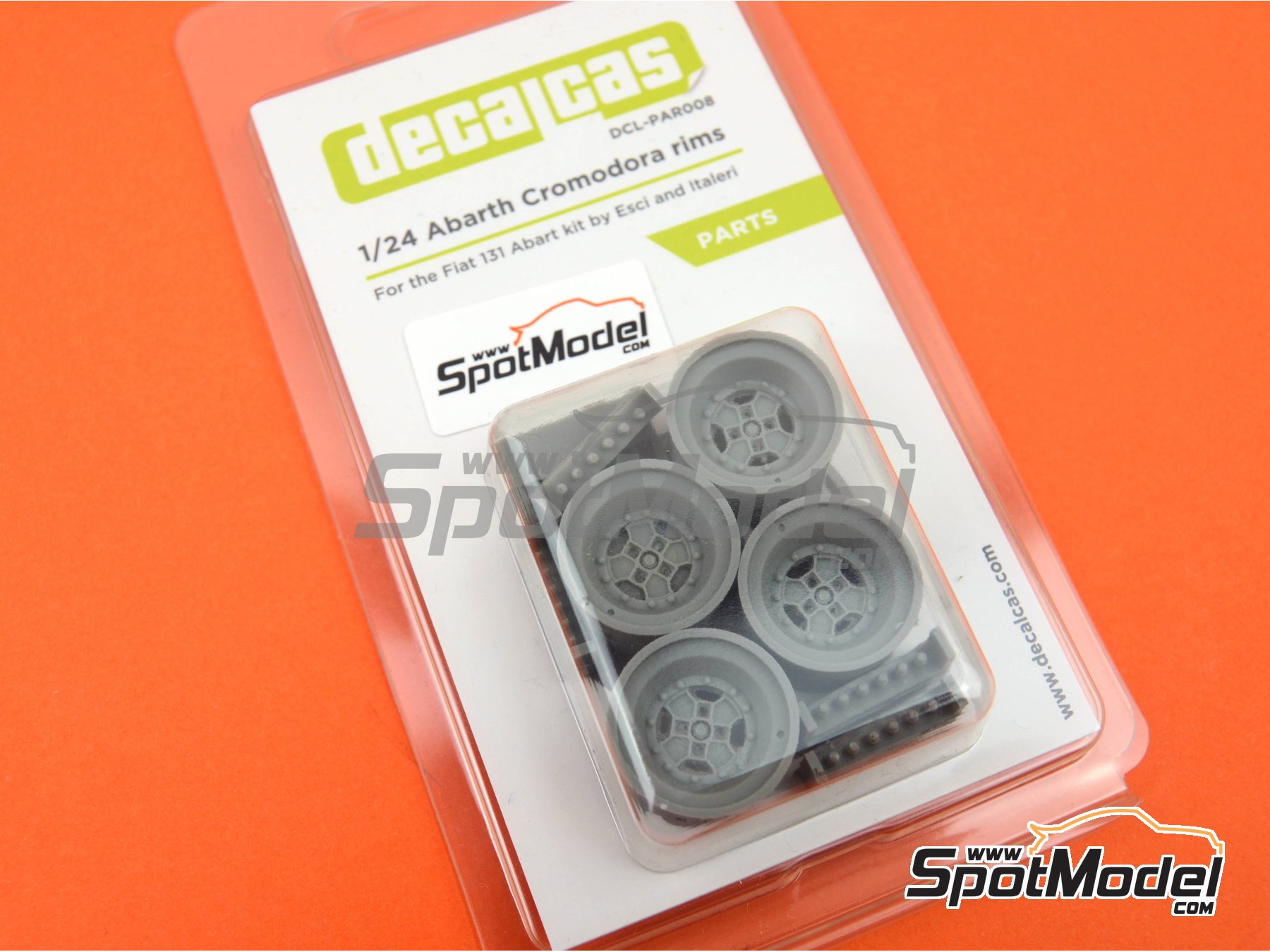 Image 6: Abarth Cromodora | Llantas en escala&nbsp;1/24 fabricado por Decalcas (ref.&nbsp;DCL-PAR008)