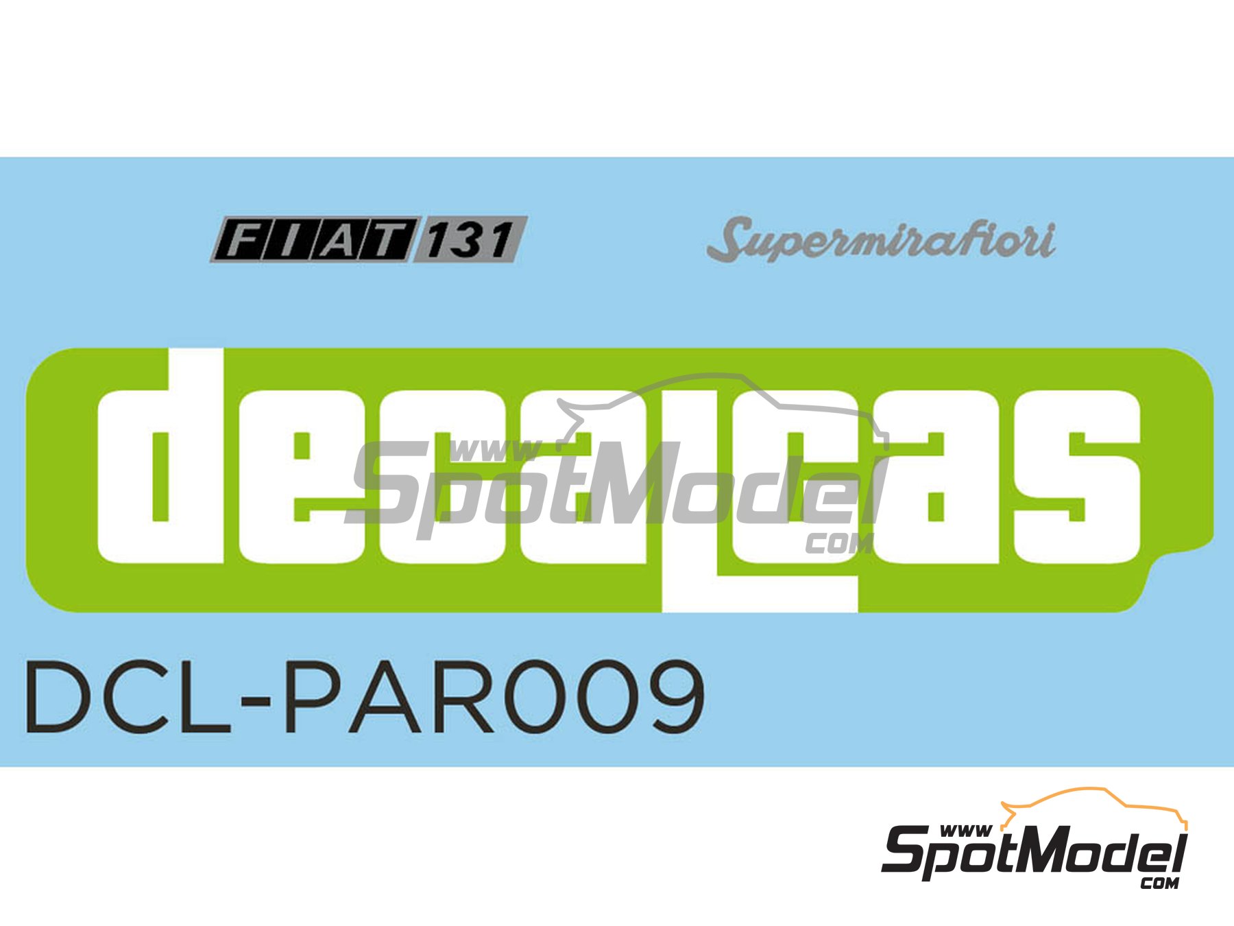 Image 2: Tail lights for Fiat 131 Abarth | Lights in 1/24 scale manufactured by Decalcas (ref.&nbsp;DCL-PAR009)