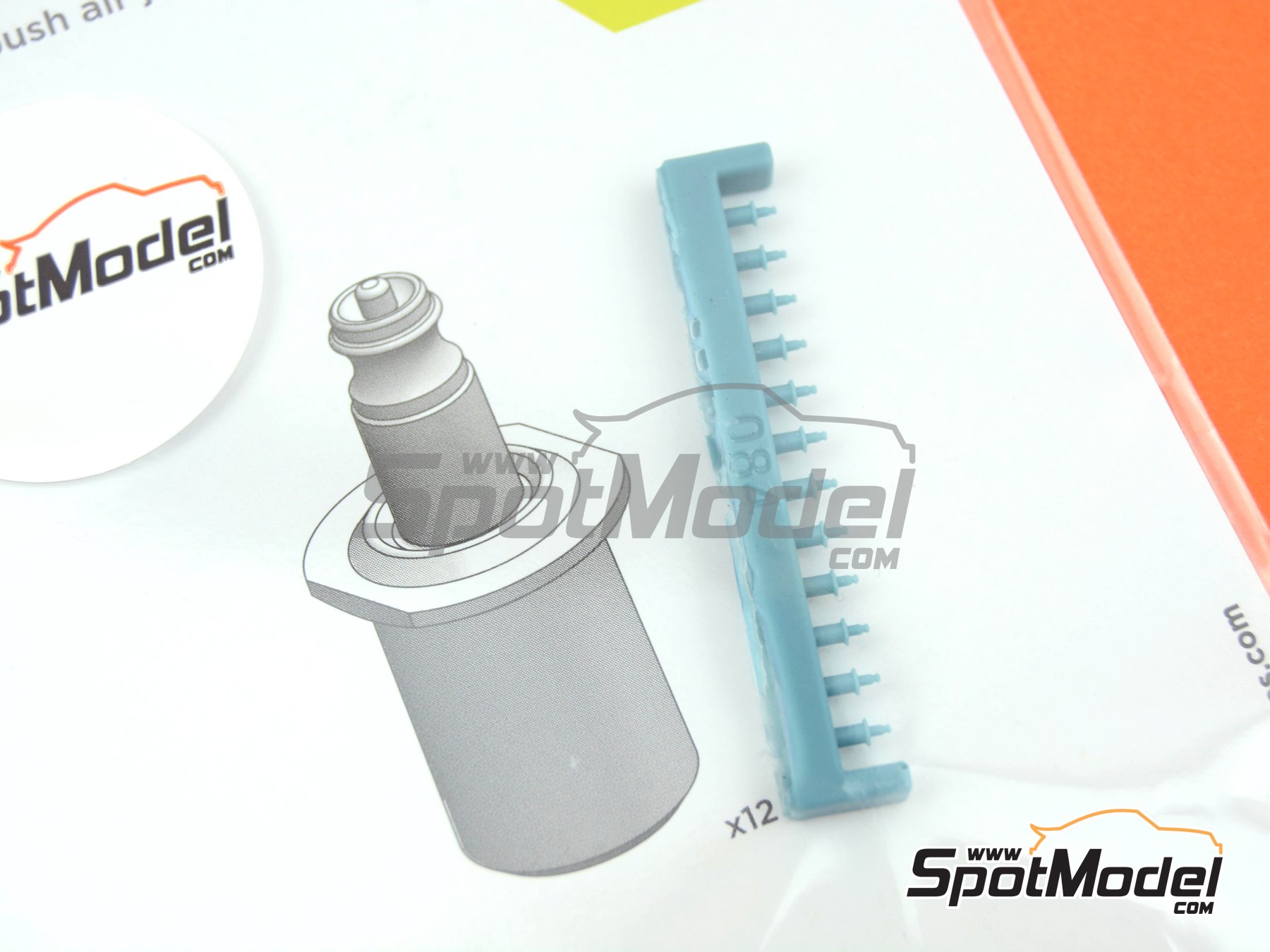 Image 5: Conector de aire comprimido | Detalle en escala&nbsp;1/24 fabricado por Decalcas (ref.&nbsp;DCL-PAR011)