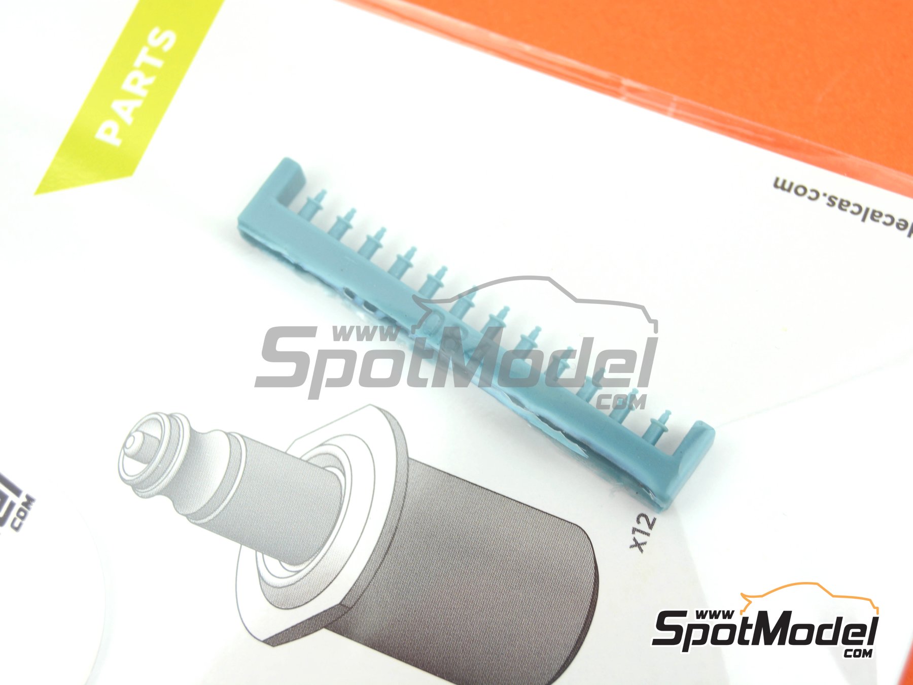 Image 7: Conector de aire comprimido | Detalle en escala&nbsp;1/24 fabricado por Decalcas (ref.&nbsp;DCL-PAR011)