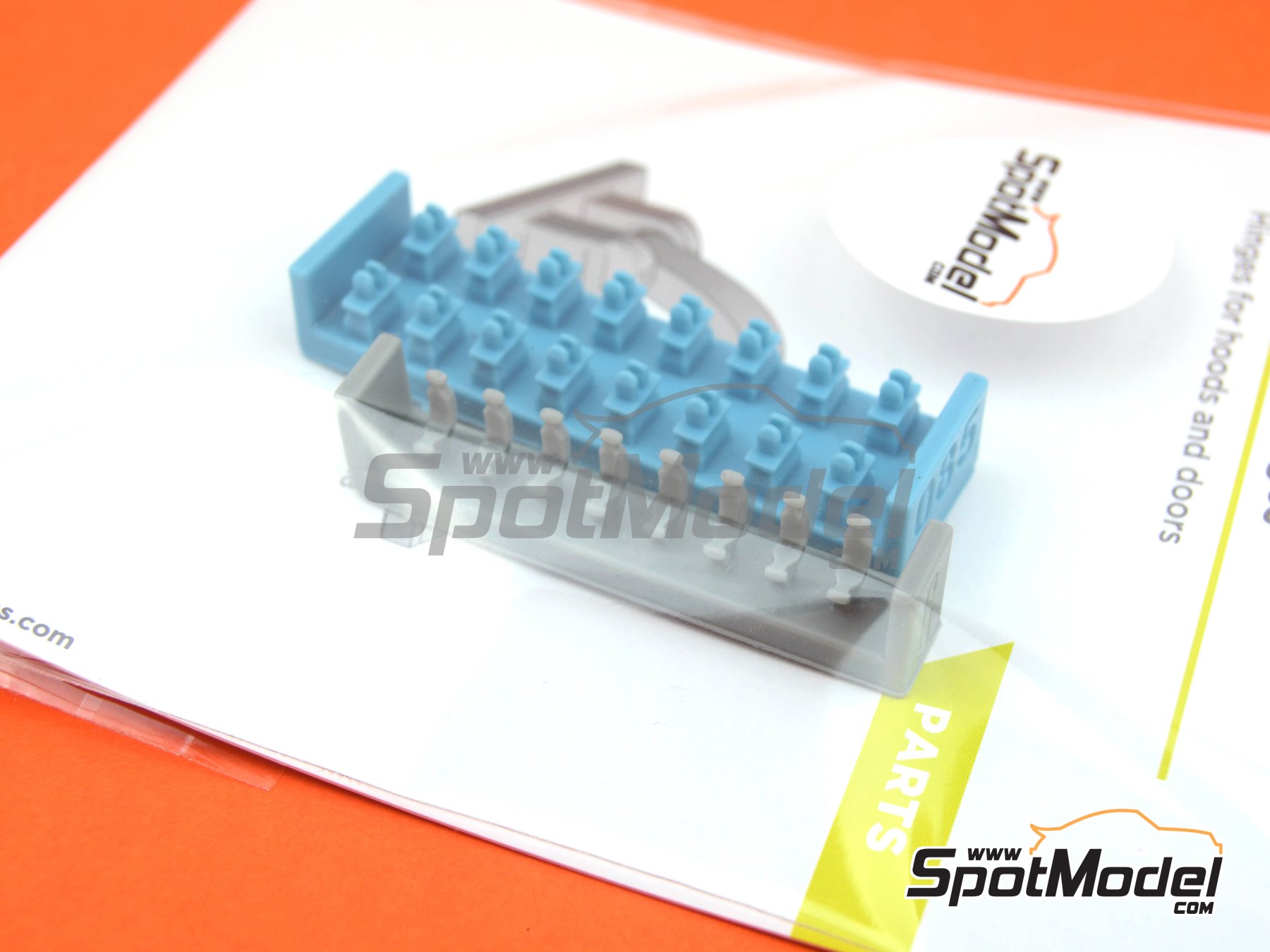 Image 9: Hood door hinges - Type 1 | Detail manufactured by Decalcas (ref.&nbsp;DCL-PAR012)