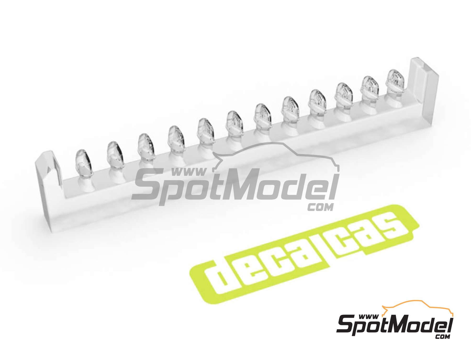 Image 3: Hella plate lights | Lights in 1/24 scale manufactured by Decalcas (ref.&nbsp;DCL-PAR032)