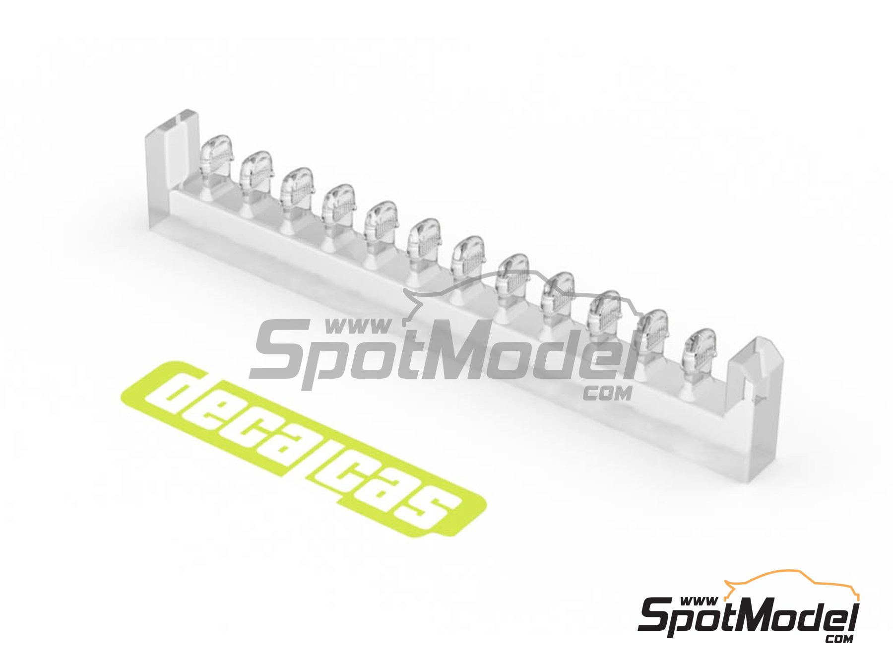 Image 4: Hella plate lights | Lights in 1/24 scale manufactured by Decalcas (ref.&nbsp;DCL-PAR032)