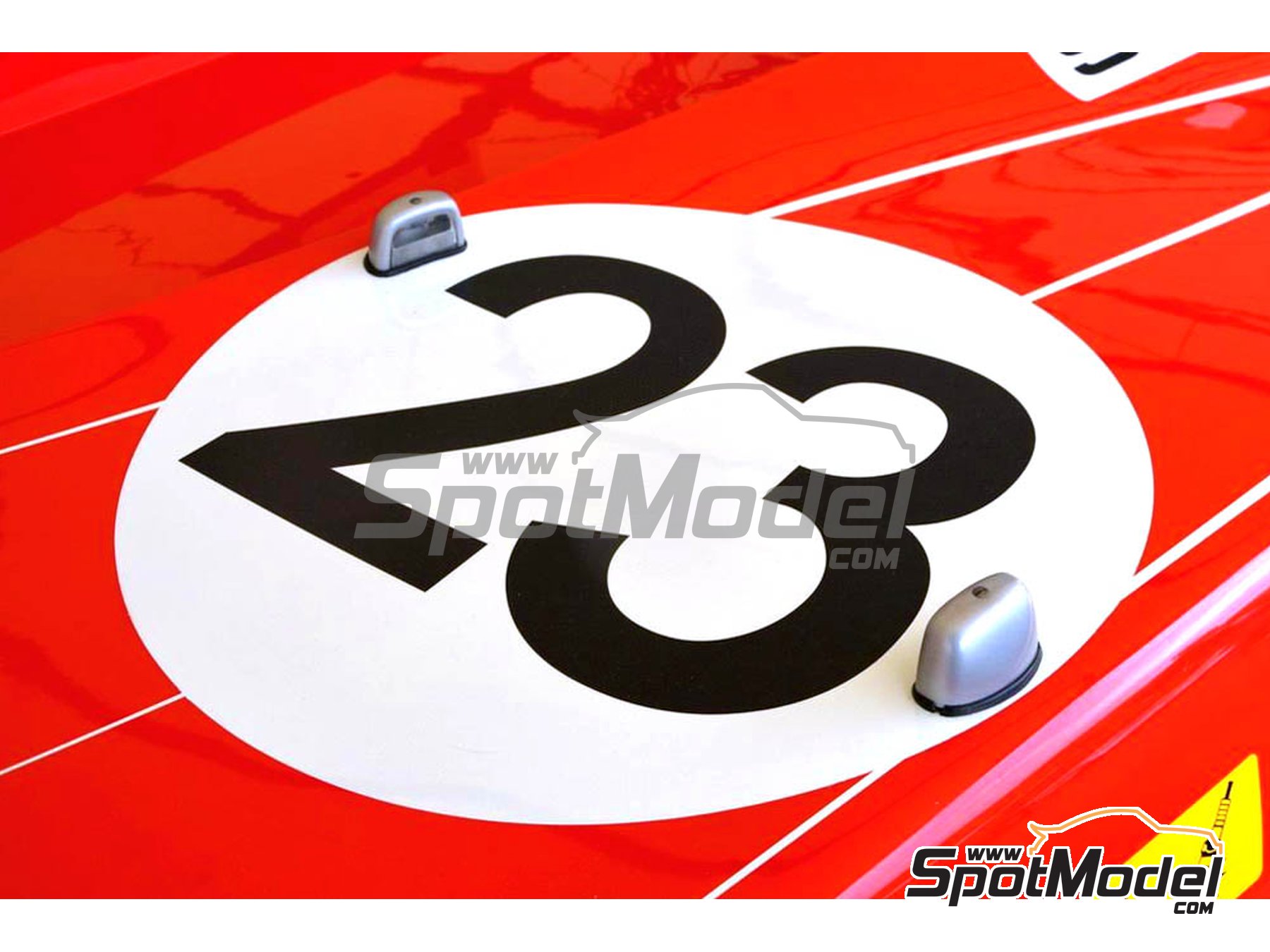 Image 6: Hella plate lights | Lights in 1/24 scale manufactured by Decalcas (ref.&nbsp;DCL-PAR032)