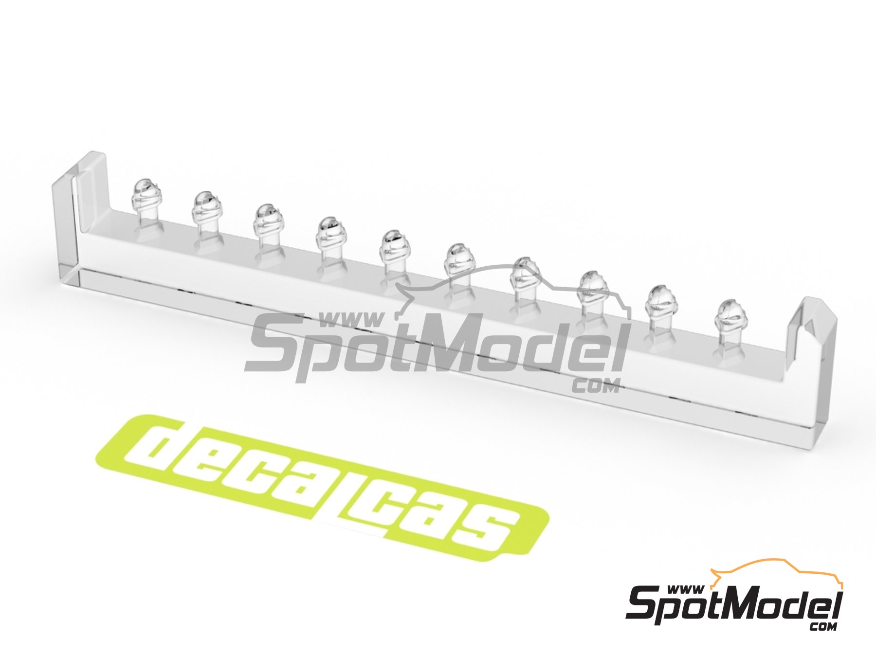 Image 3: Luminarias Lucas para matr&iacute;culas y dorsales | Luces en escala&nbsp;1/24 fabricado por Decalcas (ref.&nbsp;DCL-PAR033)