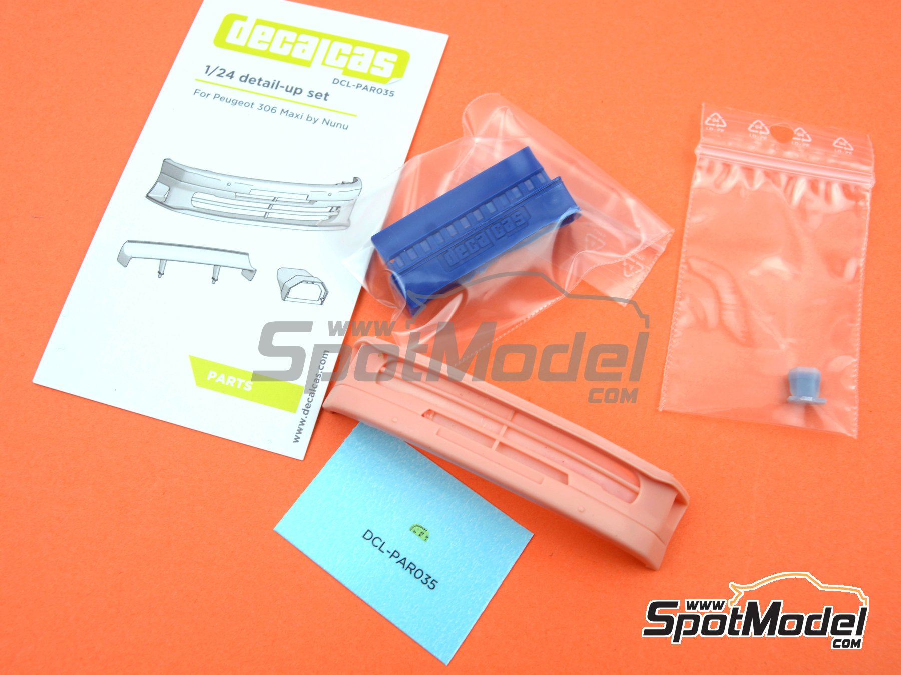 Image 13: Peugeot 306 Maxi Evo II | Transkit en escala&nbsp;1/24 fabricado por Decalcas (ref.&nbsp;DCL-PAR035)