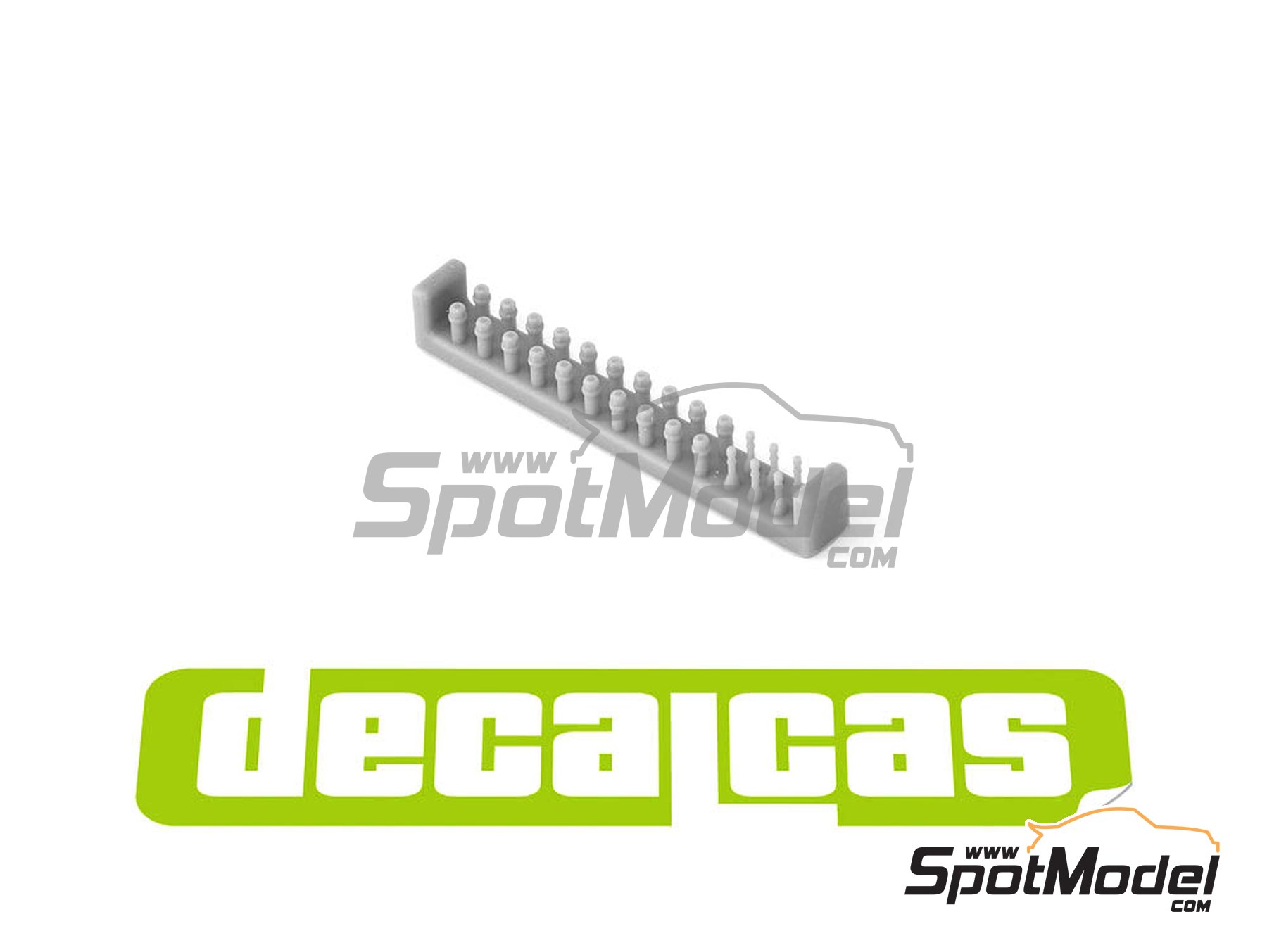 Image 8: Abarth Cromodora CD68 | Set de llantas y neum&aacute;ticos en escala&nbsp;1/20 fabricado por Decalcas (ref.&nbsp;DCL-PAR039)