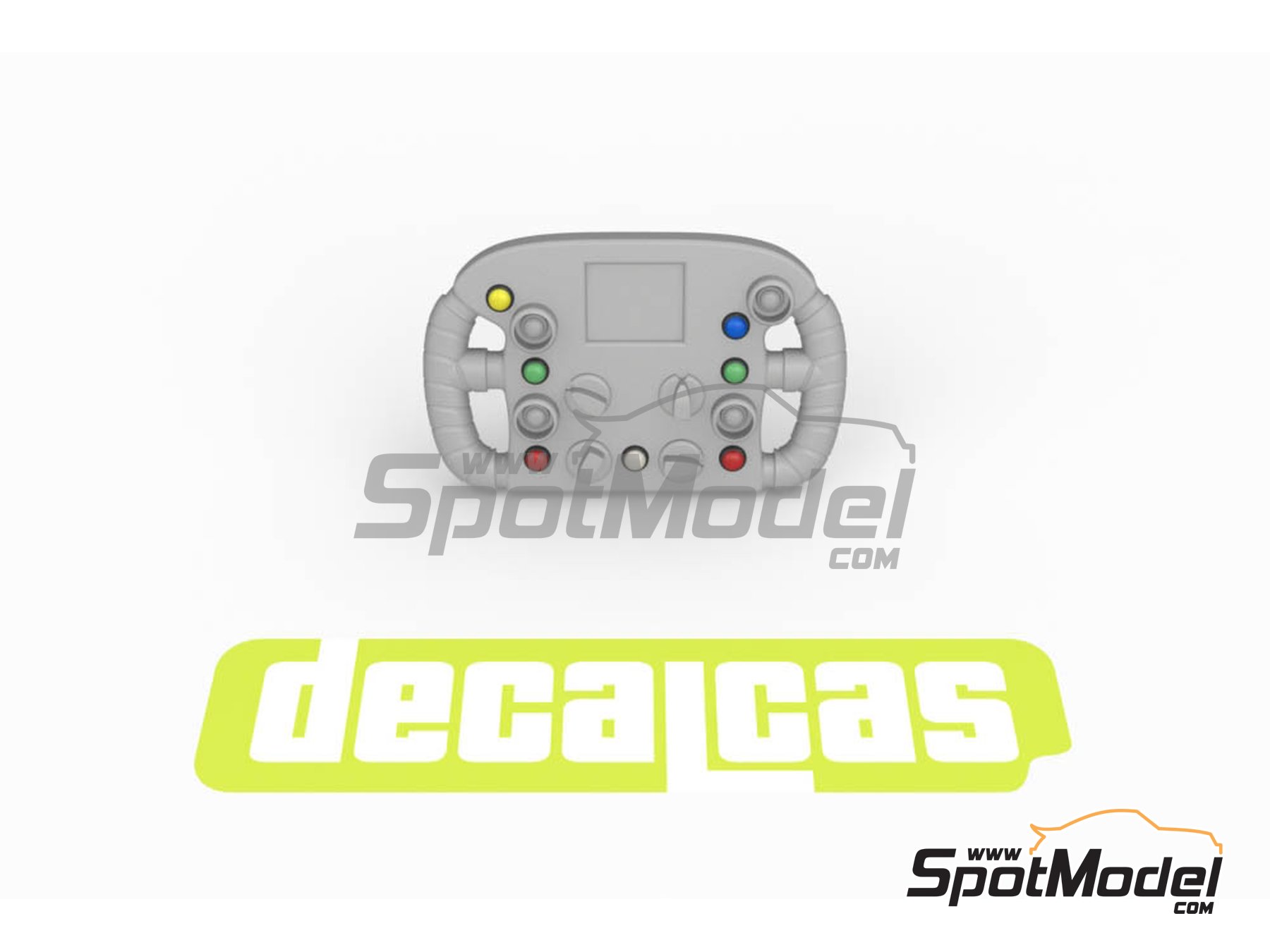 Image 6: Push button type 02 | Detail in 1/24 scale manufactured by Decalcas (ref.&nbsp;DCL-PAR043)