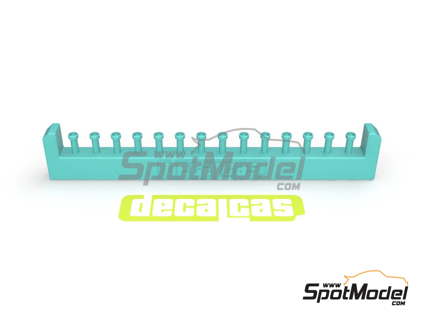 Image 2: Push button type 03 | Detail in 1/24 scale manufactured by Decalcas (ref.&nbsp;DCL-PAR044)