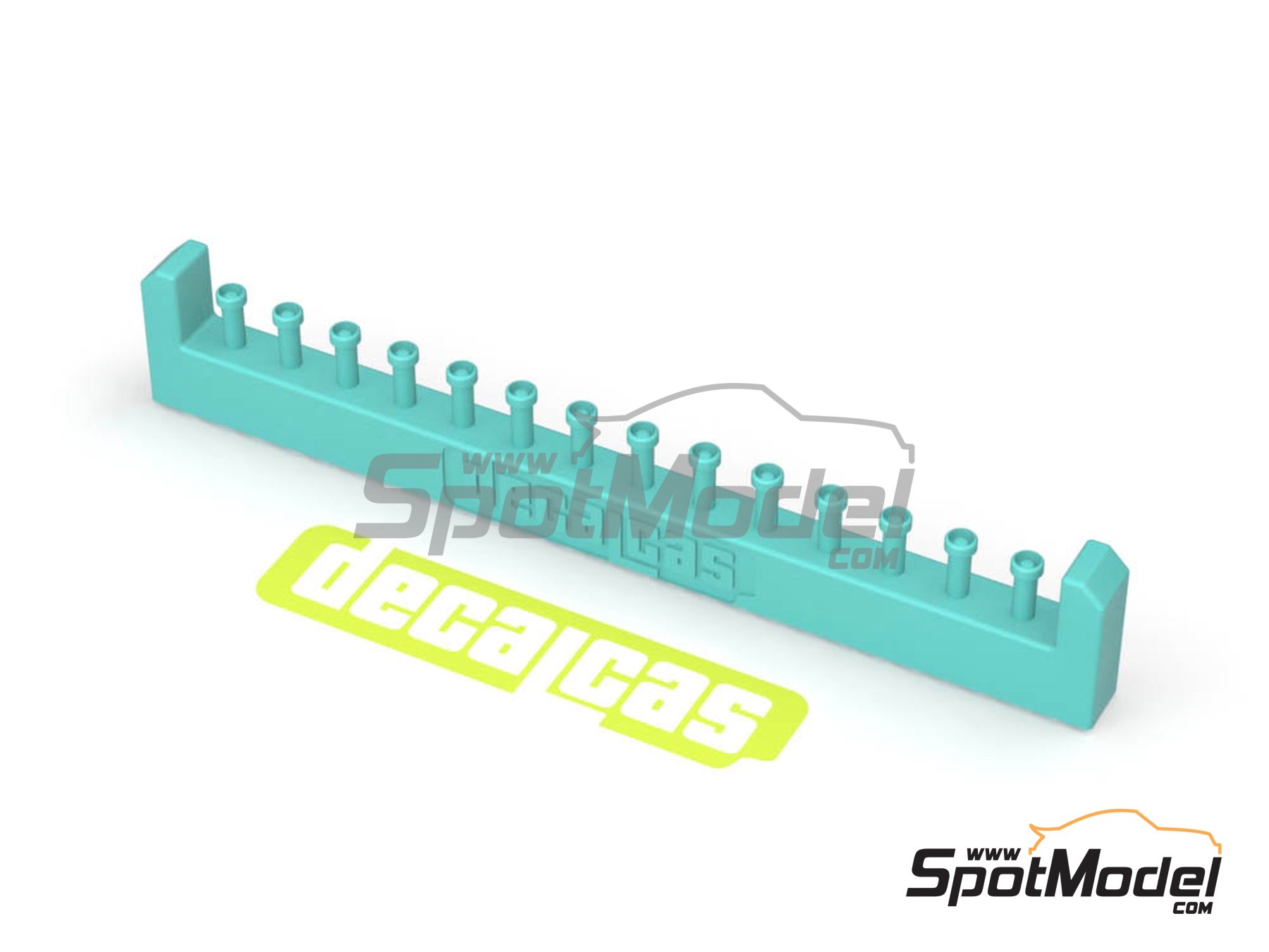 Image 3: Push button type 03 | Detail in 1/24 scale manufactured by Decalcas (ref.&nbsp;DCL-PAR044)