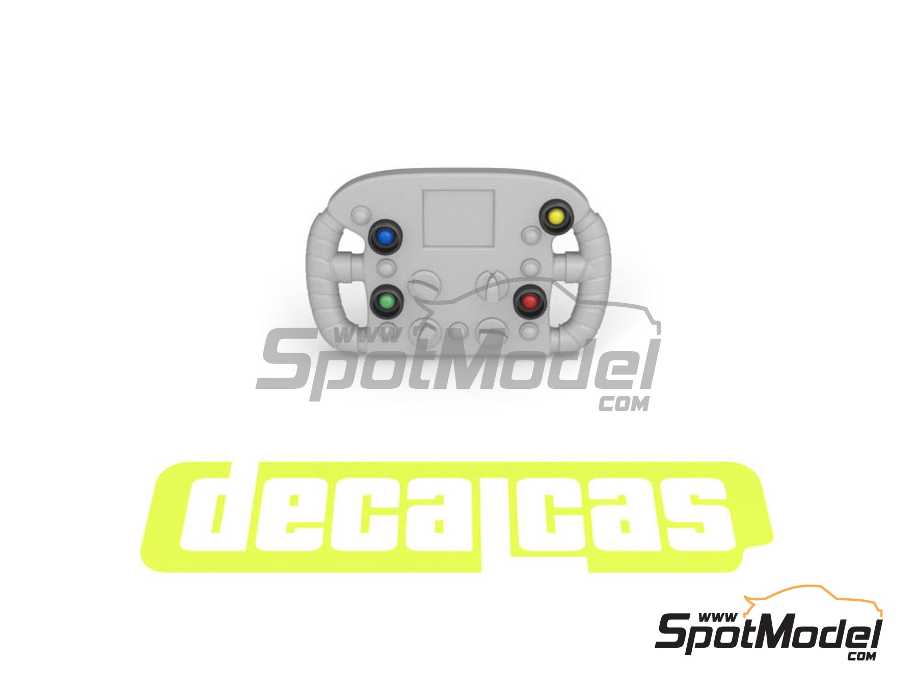 Image 6: Push button type 03 | Detail in 1/24 scale manufactured by Decalcas (ref.&nbsp;DCL-PAR044)