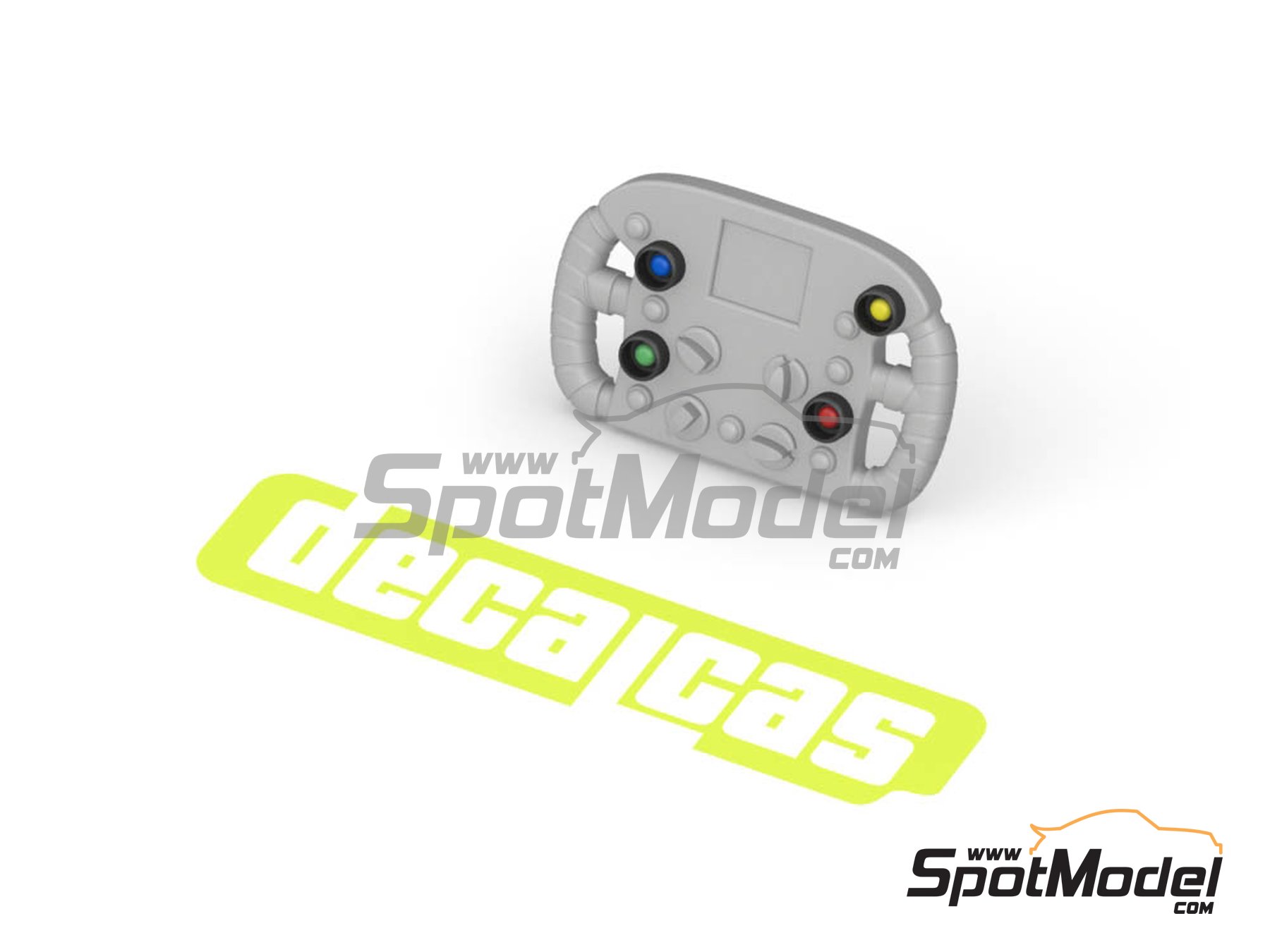 Image 7: Push button type 03 | Detail in 1/24 scale manufactured by Decalcas (ref.&nbsp;DCL-PAR044)