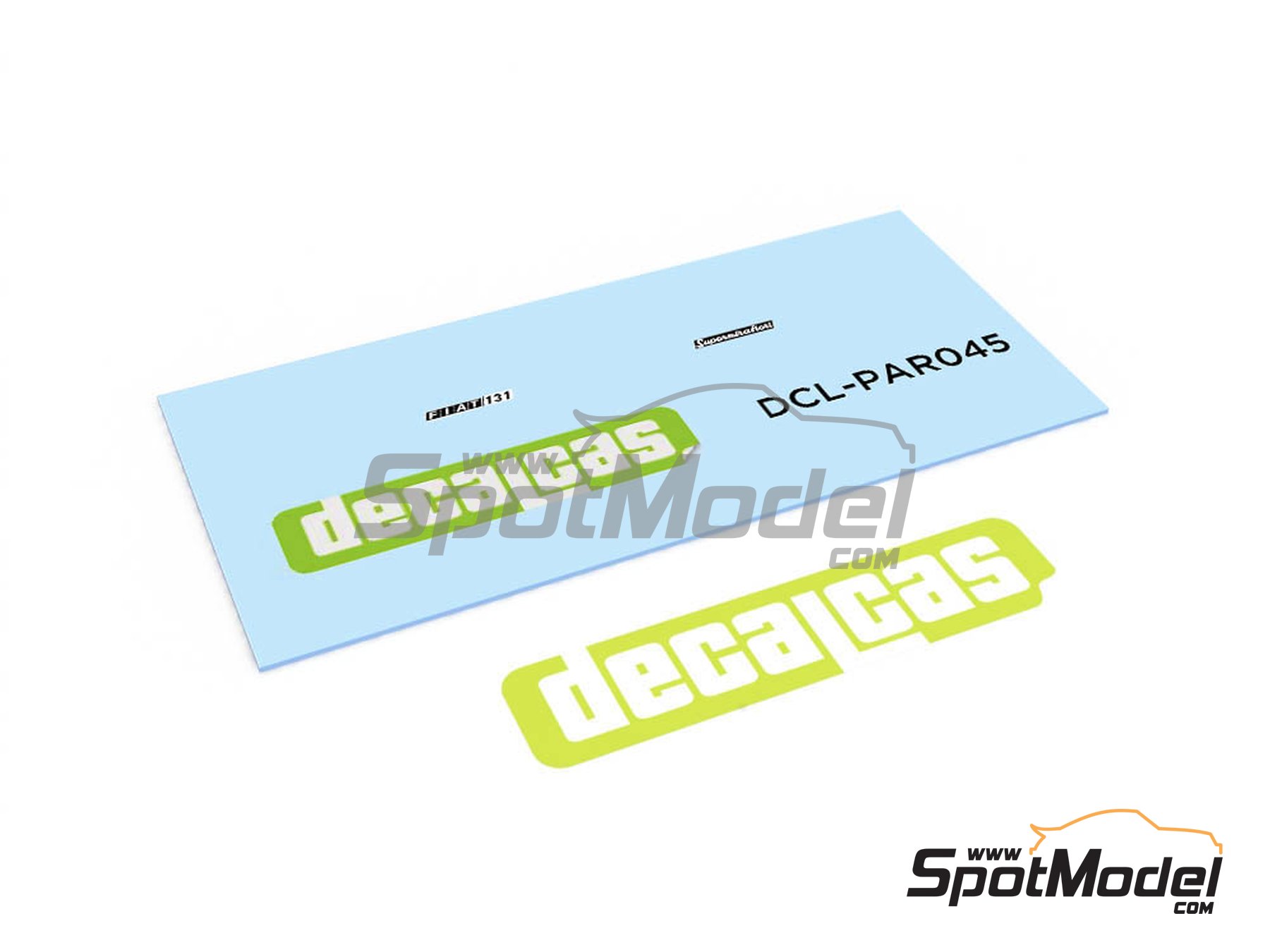 Image 14: Fiat 131 Supermirafiori | Transkit en escala&nbsp;1/20 fabricado por Decalcas (ref.&nbsp;DCL-PAR045)