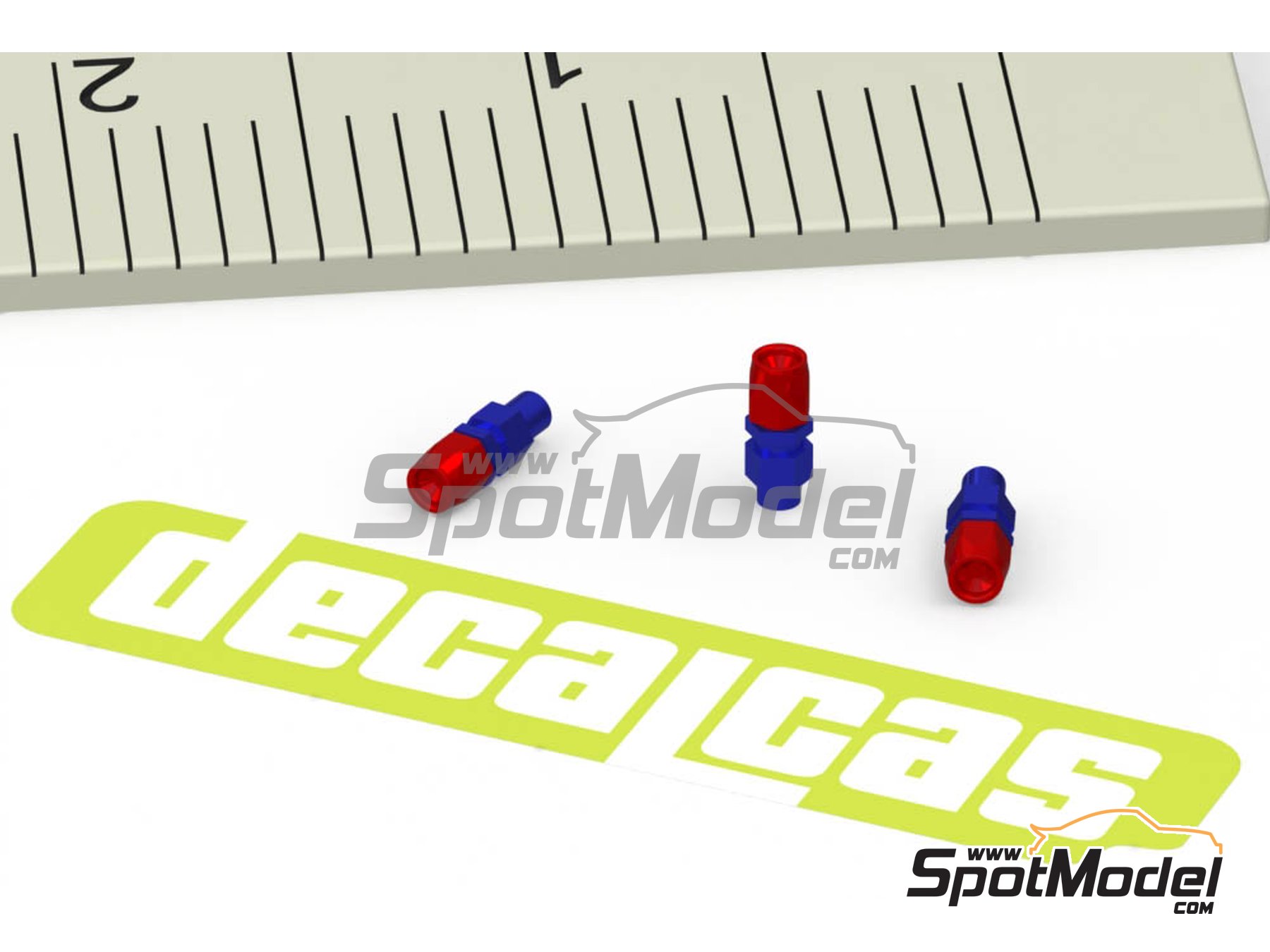 Image 13: 1.2mm Hose joints set 1 | Hose joints in 1/20 scale manufactured by Decalcas (ref. DCL-PAR046, also 4545782076783)