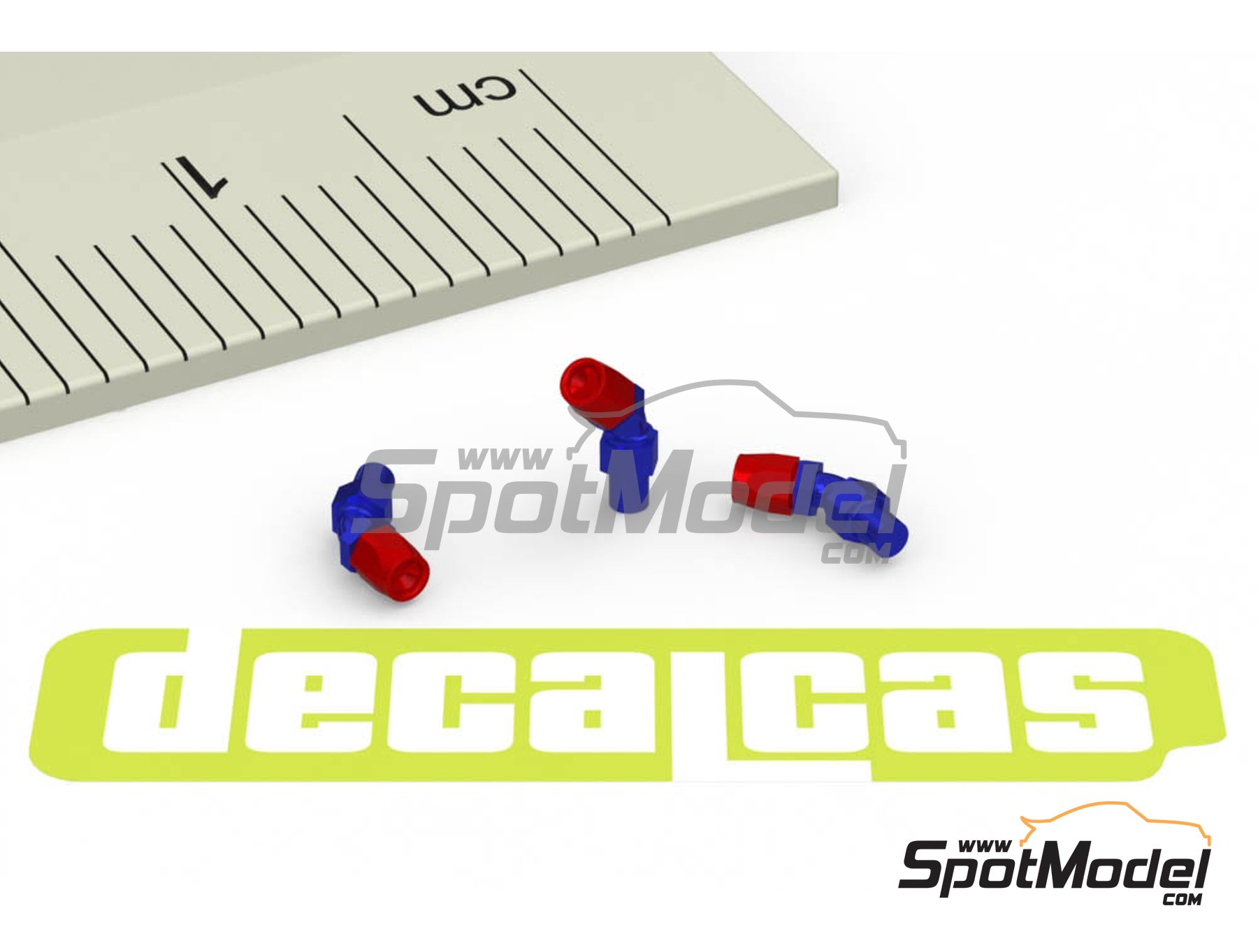 Image 14: 1.2mm Hose joints set 1 | Hose joints in 1/20 scale manufactured by Decalcas (ref. DCL-PAR046, also 4545782076783)