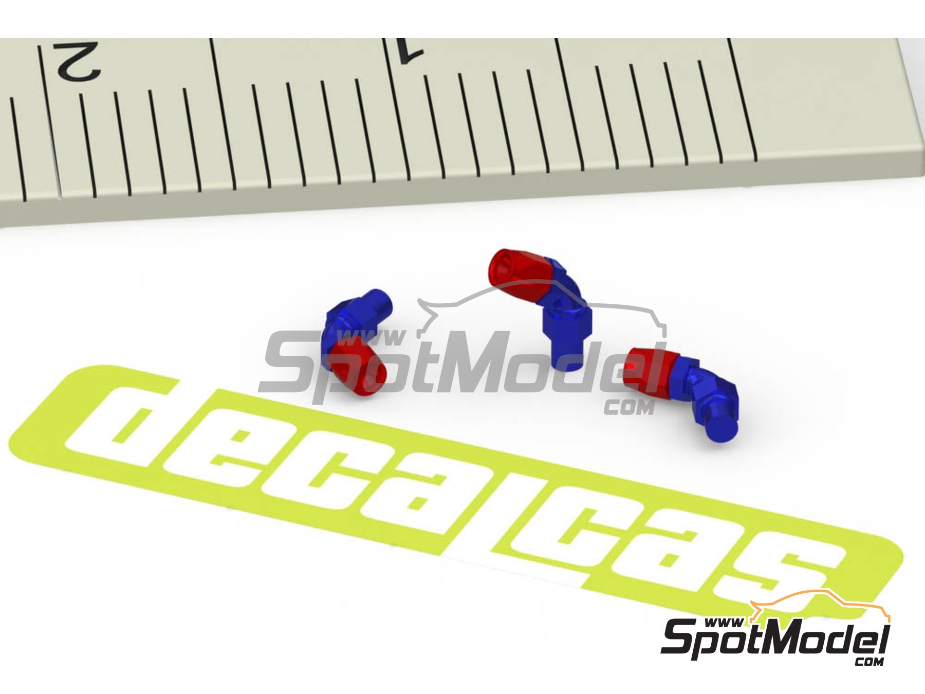 Image 17: 1.2mm Hose joints set 1 | Hose joints in 1/20 scale manufactured by Decalcas (ref. DCL-PAR046, also 4545782076783)
