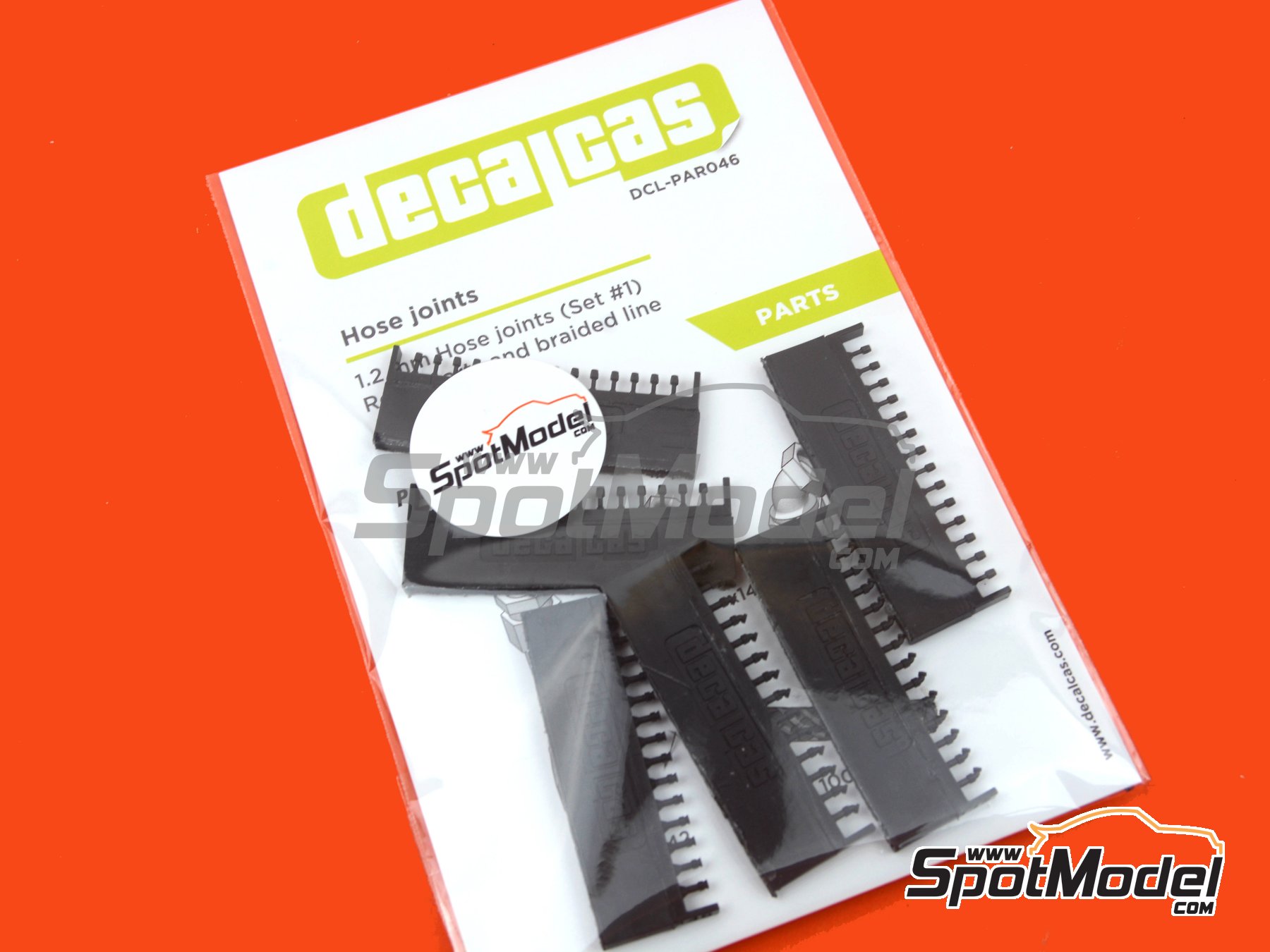Image 18: 1.2mm Hose joints set 1 | Hose joints in 1/20 scale manufactured by Decalcas (ref. DCL-PAR046, also 4545782076783)