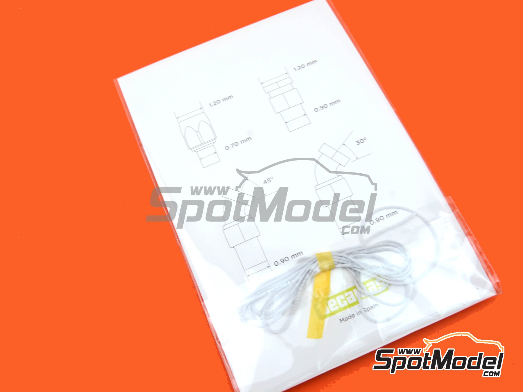 Image 25: 1.2mm Hose joints set 1 | Hose joints in 1/20 scale manufactured by Decalcas (ref. DCL-PAR046, also 4545782076783)