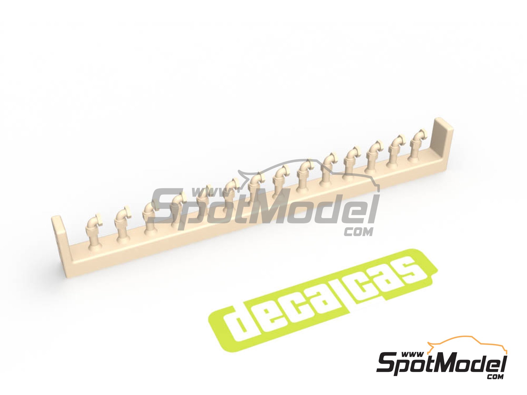 Image 3: 1.2mm Hose joints set 2 | Hose joints in 1/20 scale manufactured by Decalcas (ref.&nbsp;DCL-PAR047, also 4545782076844)