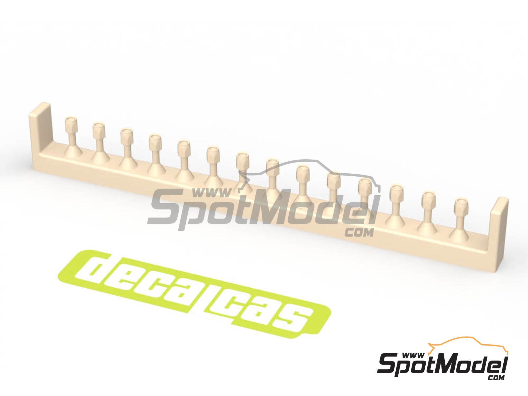 Image 6: 1.2mm Hose joints set 2 | Hose joints in 1/20 scale manufactured by Decalcas (ref.&nbsp;DCL-PAR047, also 4545782076844)