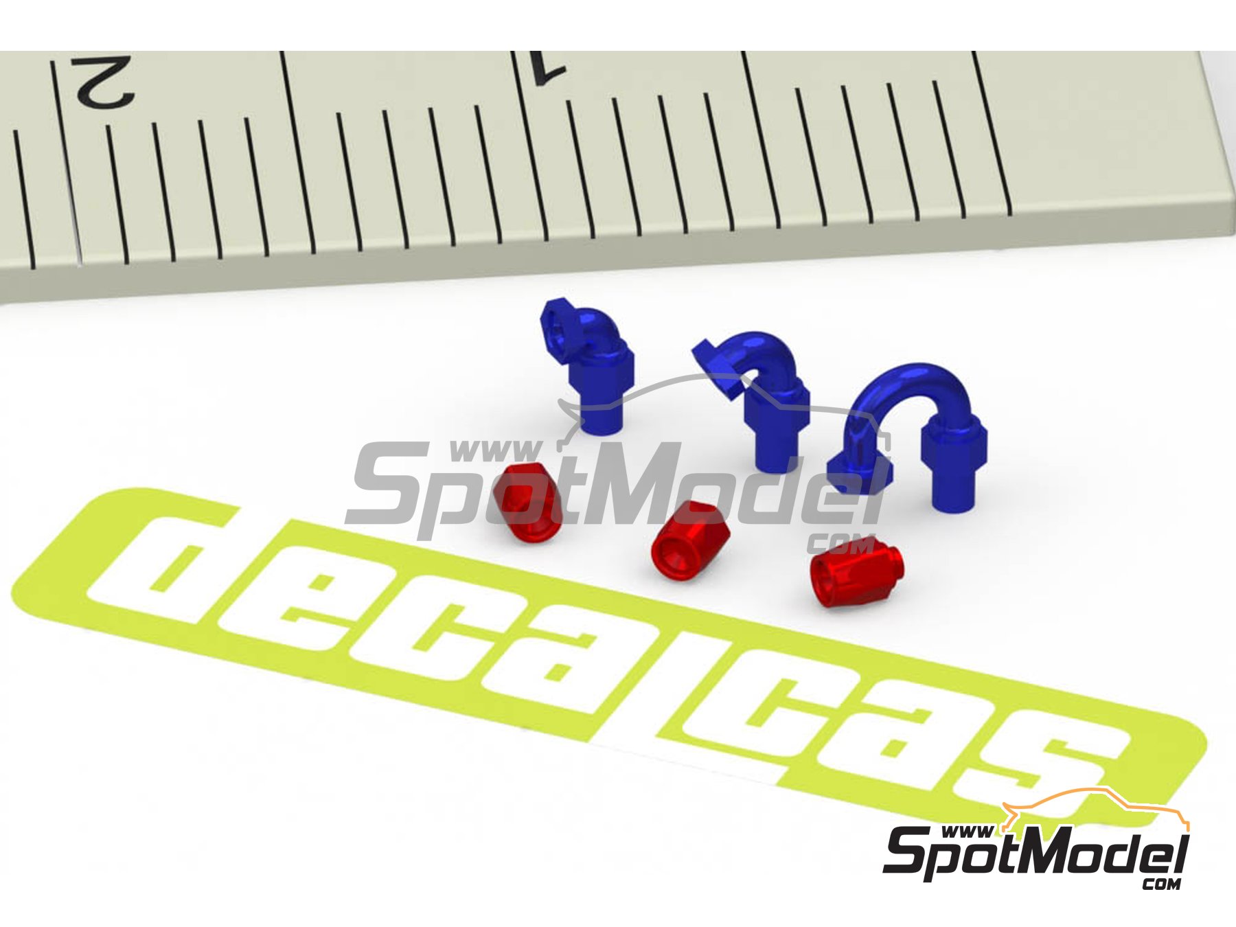 Image 11: 1.2mm Hose joints set 2 | Hose joints in 1/20 scale manufactured by Decalcas (ref.&nbsp;DCL-PAR047, also 4545782076844)