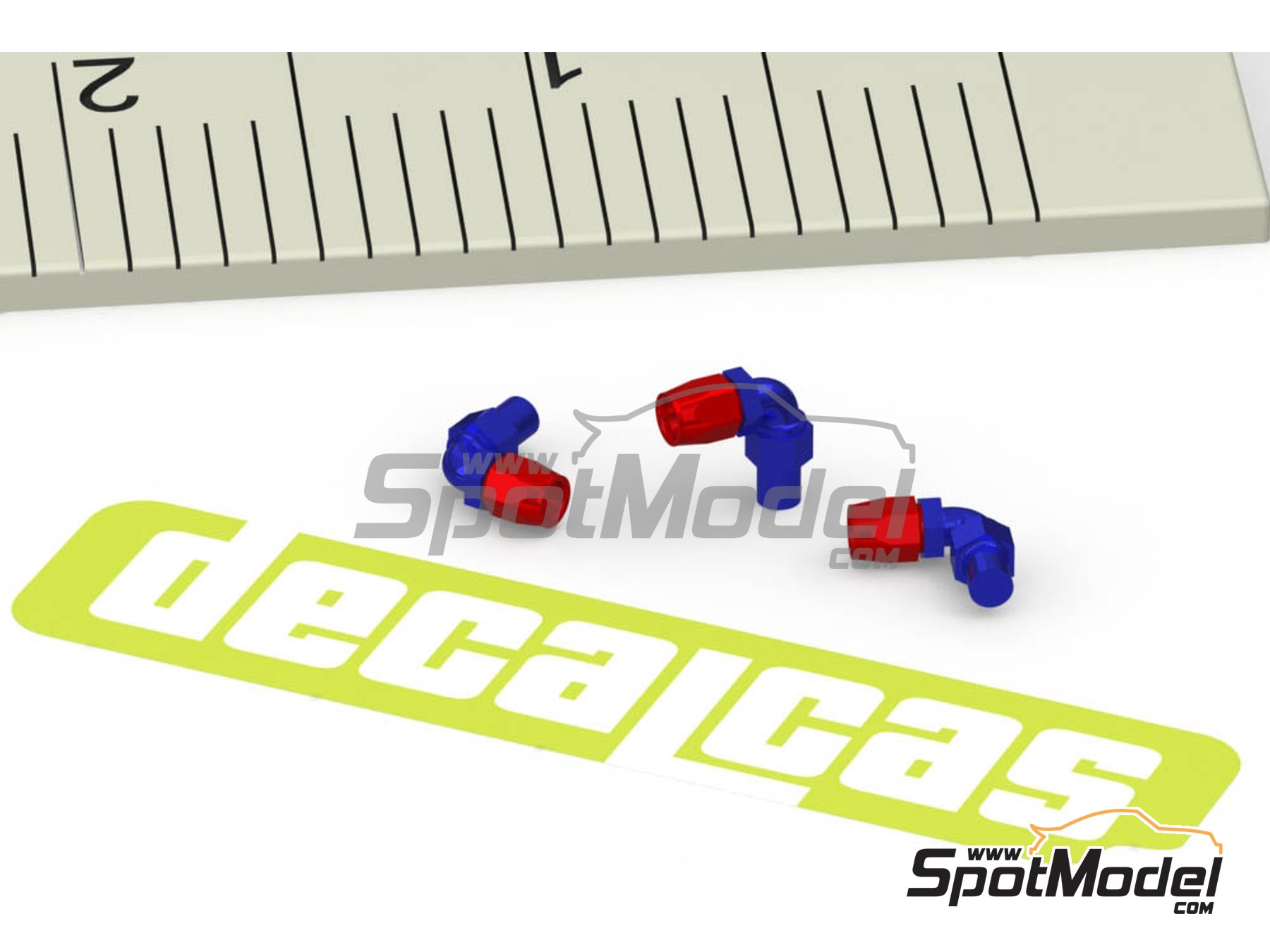 Image 12: 1.2mm Hose joints set 2 | Hose joints in 1/20 scale manufactured by Decalcas (ref.&nbsp;DCL-PAR047, also 4545782076844)