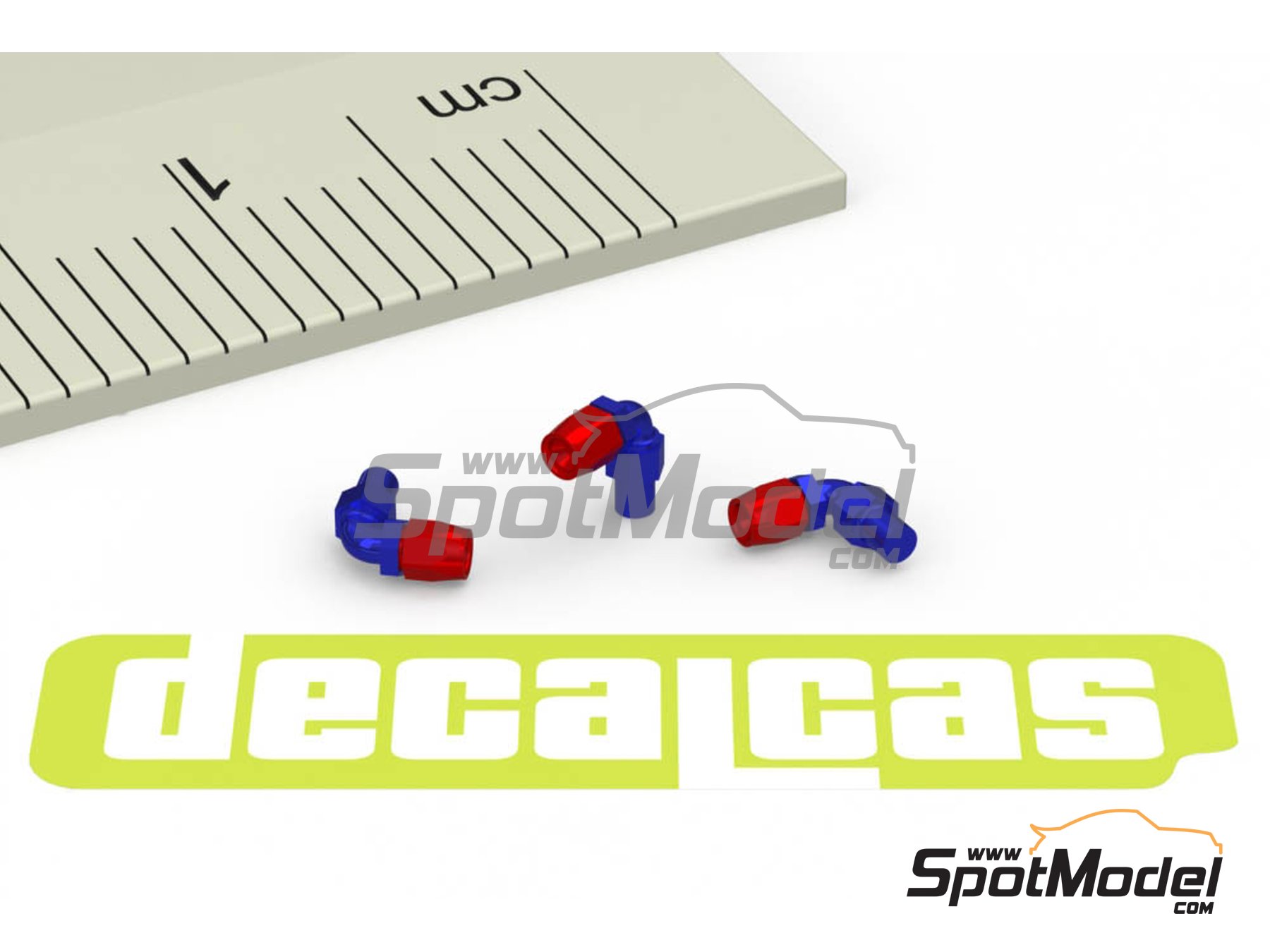 Image 13: 1.2mm Hose joints set 2 | Hose joints in 1/20 scale manufactured by Decalcas (ref.&nbsp;DCL-PAR047, also 4545782076844)