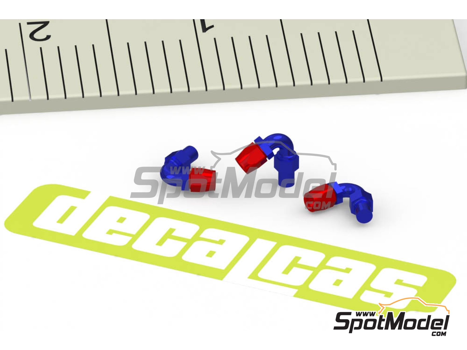 Image 15: 1.2mm Hose joints set 2 | Hose joints in 1/20 scale manufactured by Decalcas (ref.&nbsp;DCL-PAR047, also 4545782076844)
