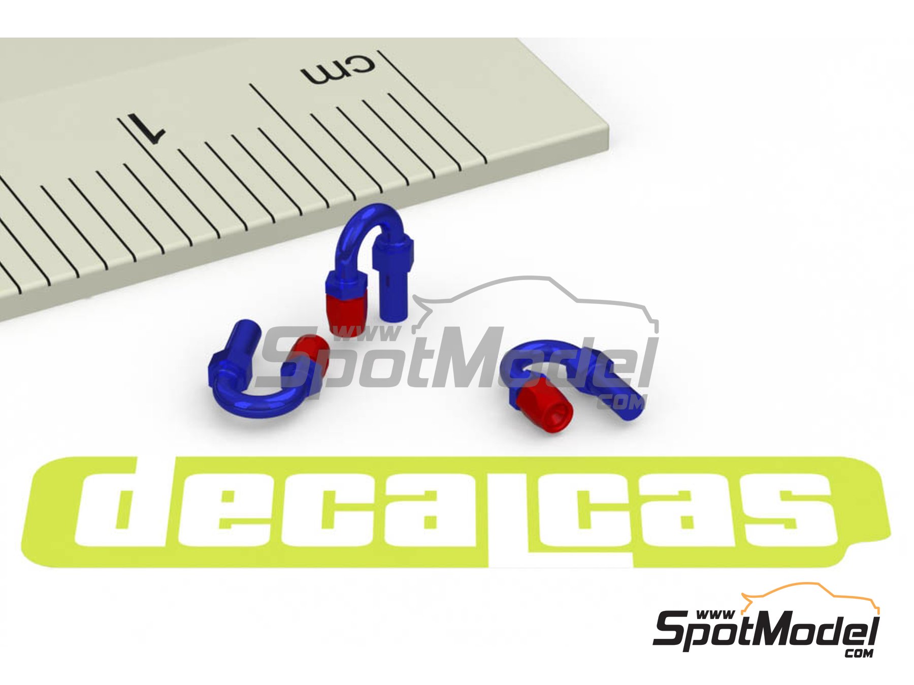 Image 16: 1.2mm Hose joints set 2 | Hose joints in 1/20 scale manufactured by Decalcas (ref.&nbsp;DCL-PAR047, also 4545782076844)