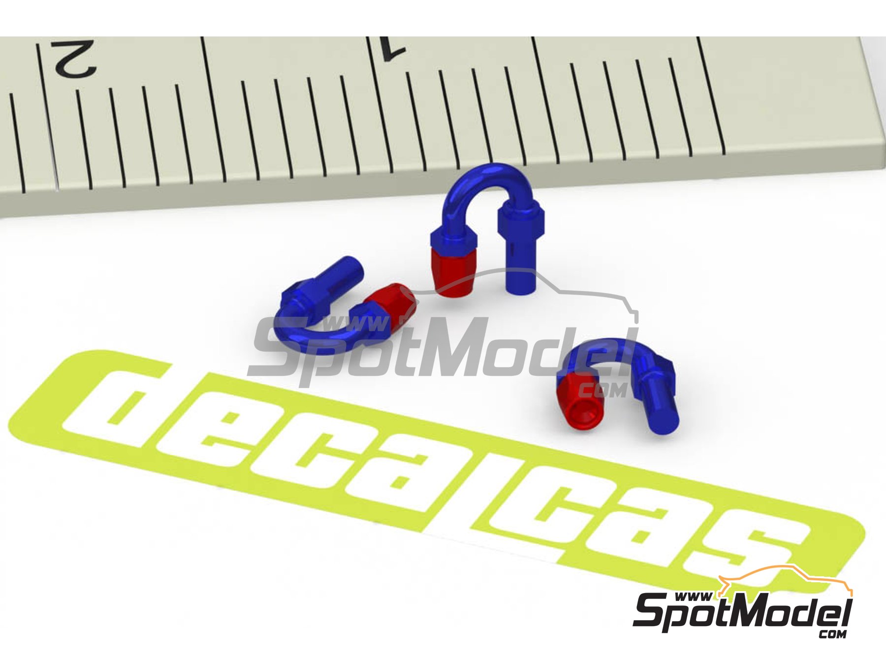 Image 17: 1.2mm Hose joints set 2 | Hose joints in 1/20 scale manufactured by Decalcas (ref.&nbsp;DCL-PAR047, also 4545782076844)