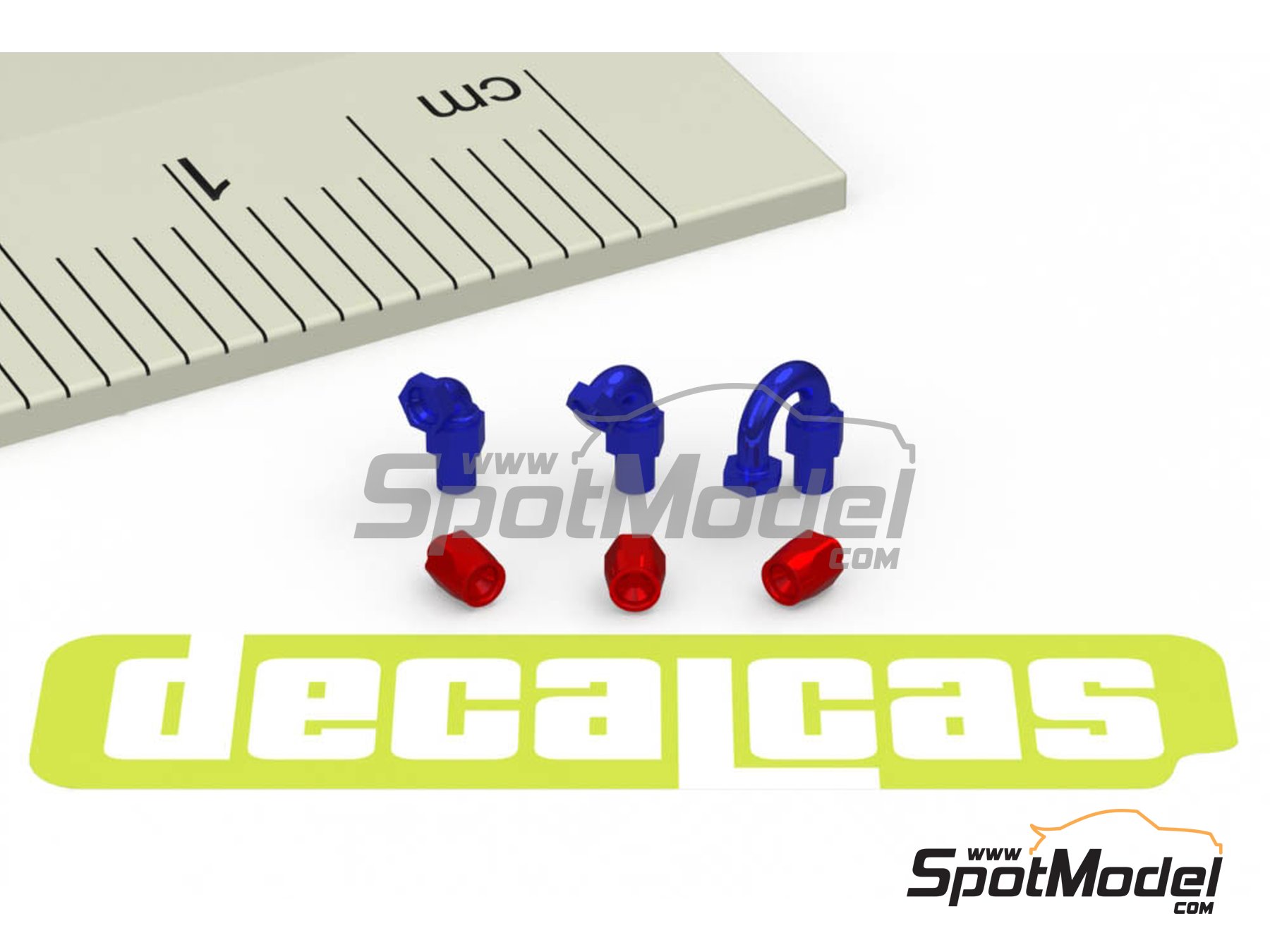 Image 18: 1.2mm Hose joints set 2 | Hose joints in 1/20 scale manufactured by Decalcas (ref.&nbsp;DCL-PAR047, also 4545782076844)