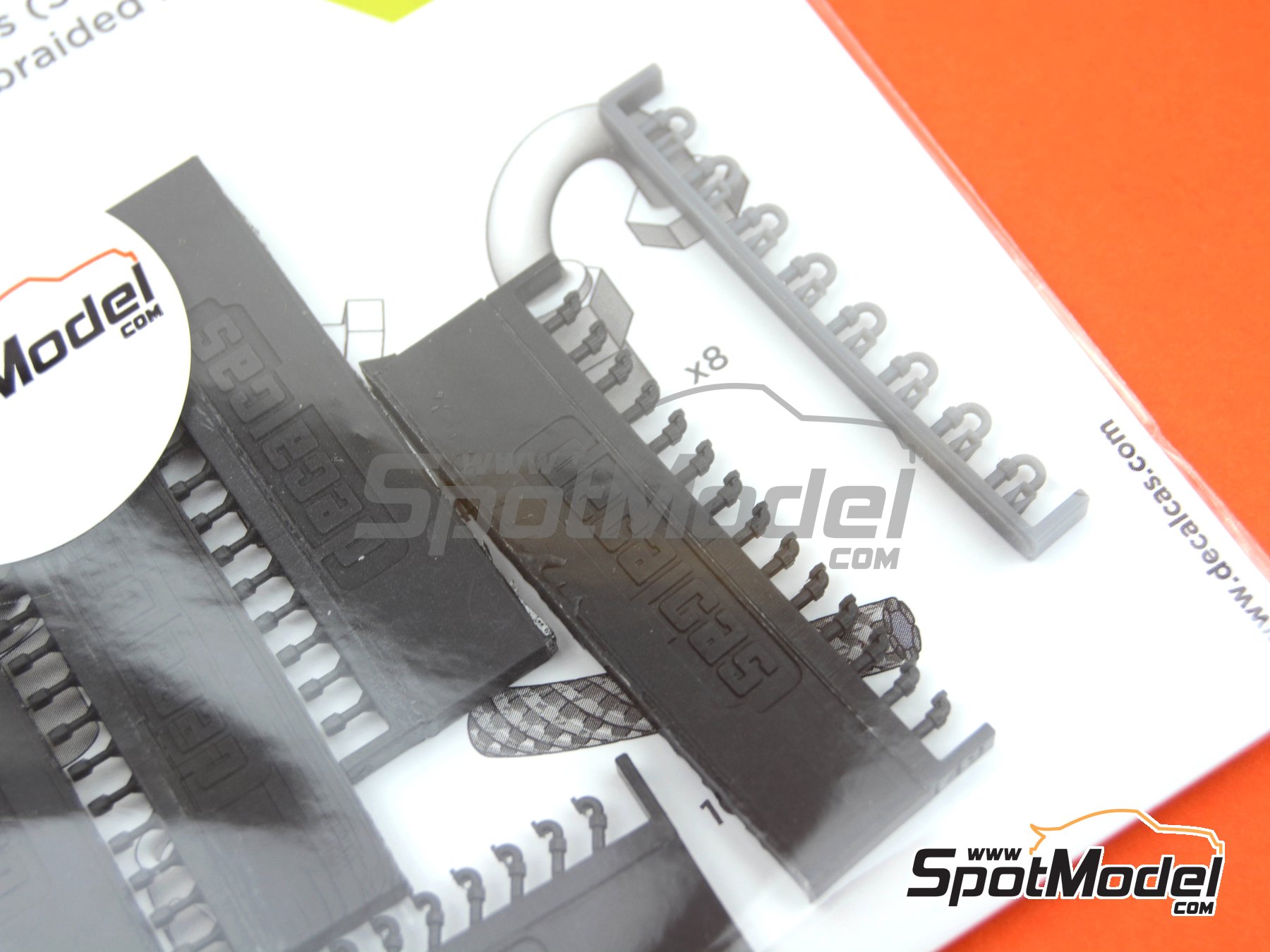 Image 23: 1.2mm Hose joints set 2 | Hose joints in 1/20 scale manufactured by Decalcas (ref.&nbsp;DCL-PAR047, also 4545782076844)