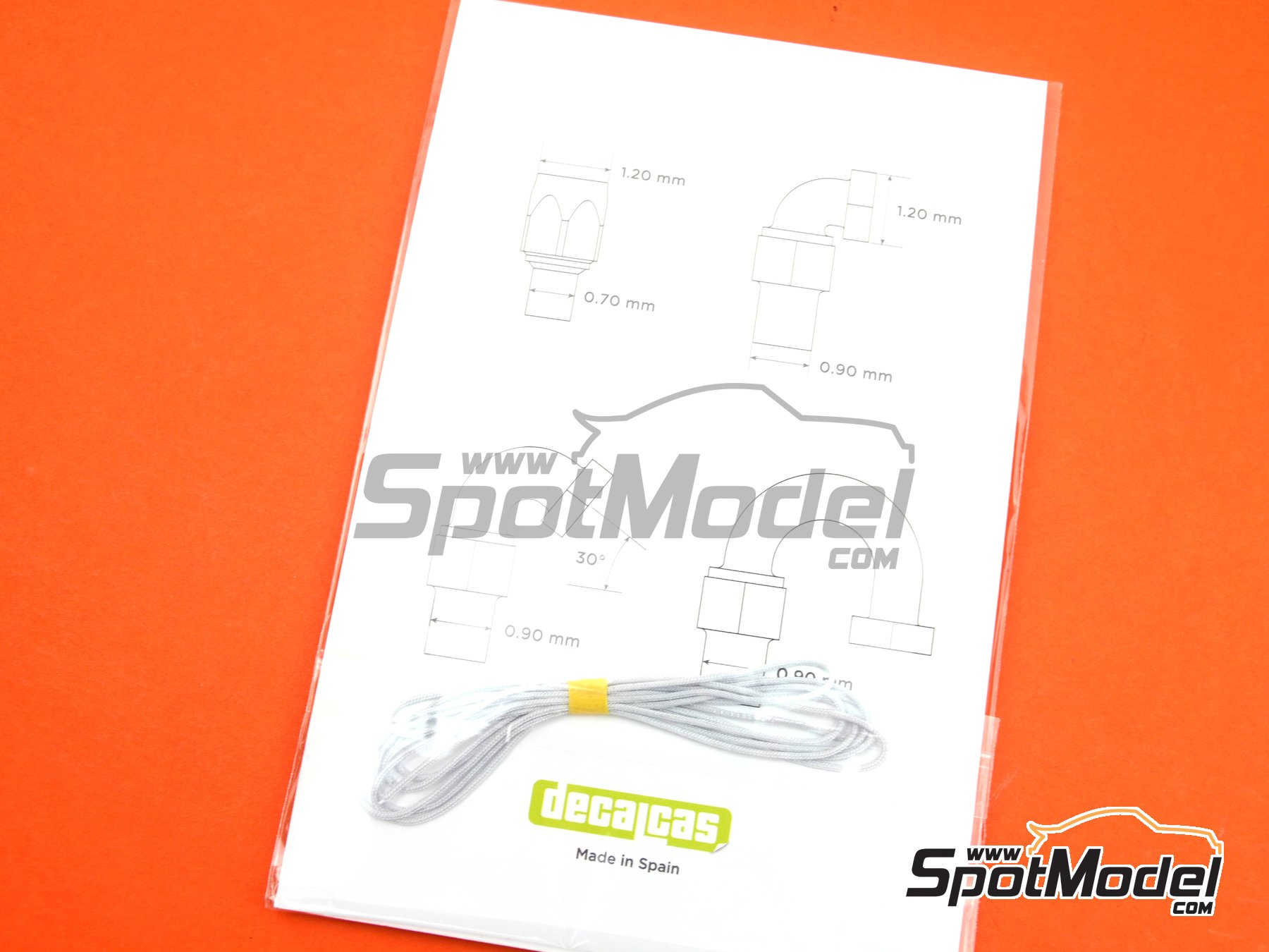 Image 27: 1.2mm Hose joints set 2 | Hose joints in 1/20 scale manufactured by Decalcas (ref.&nbsp;DCL-PAR047, also 4545782076844)