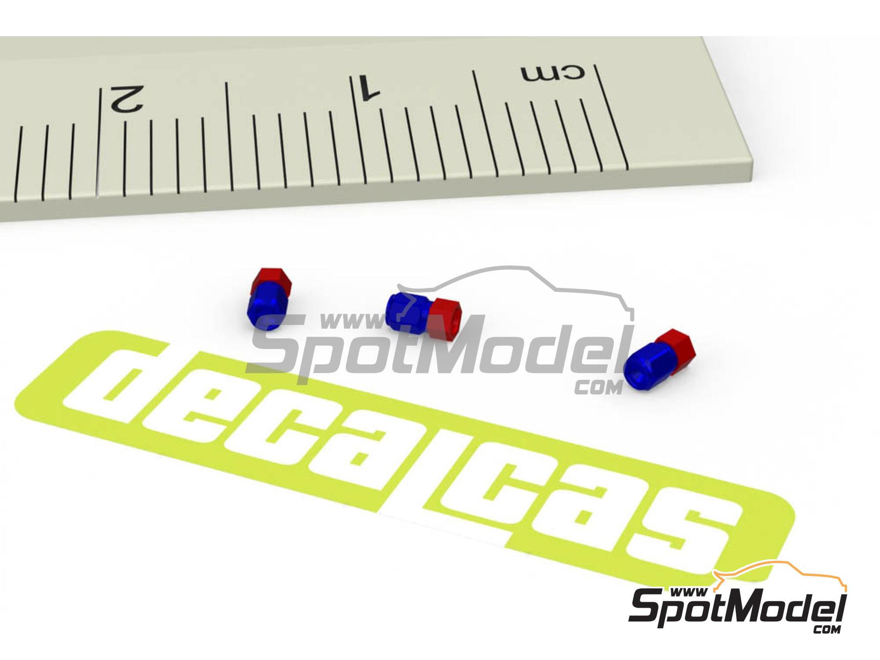 Image 10: 1.2mm Hose joints set 3 | Hose joints in 1/20 scale manufactured by Decalcas (ref. DCL-PAR048, also 4545782078602)
