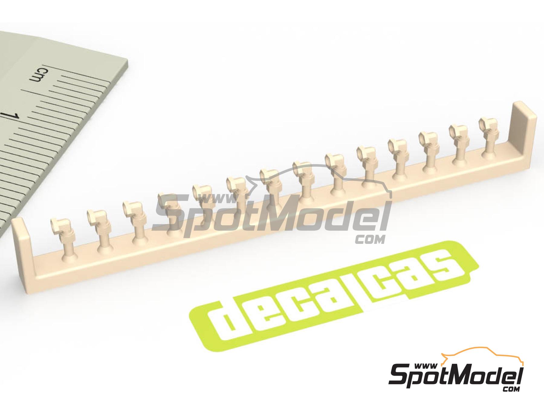 Image 21: 1.2mm Hose joints set 3 | Hose joints in 1/20 scale manufactured by Decalcas (ref. DCL-PAR048, also 4545782078602)