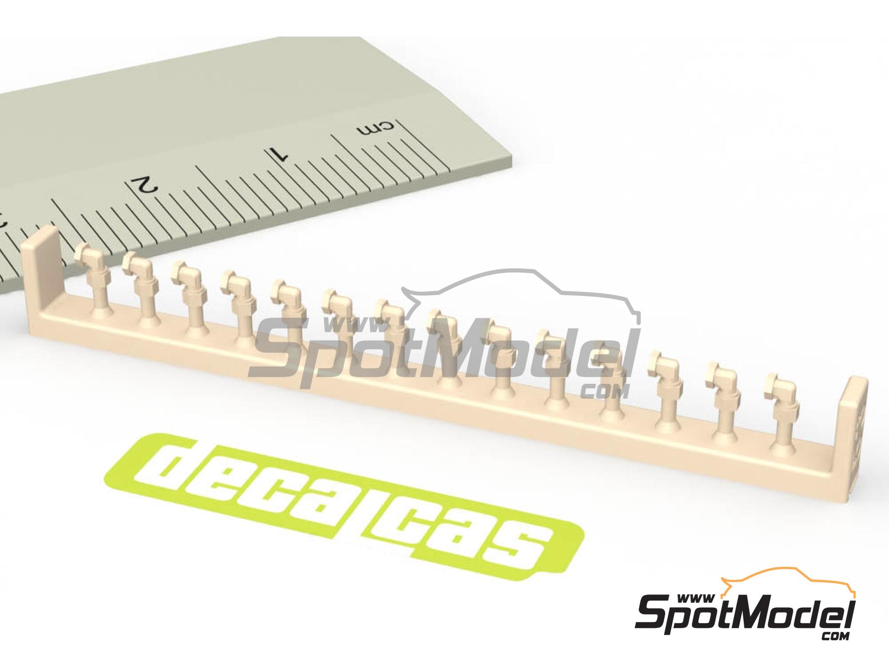 Image 23: 1.2mm Hose joints set 3 | Hose joints in 1/20 scale manufactured by Decalcas (ref. DCL-PAR048, also 4545782078602)