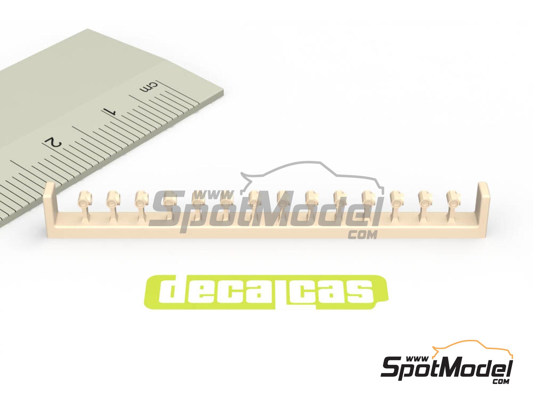 Image 25: 1.2mm Hose joints set 3 | Hose joints in 1/20 scale manufactured by Decalcas (ref. DCL-PAR048, also 4545782078602)