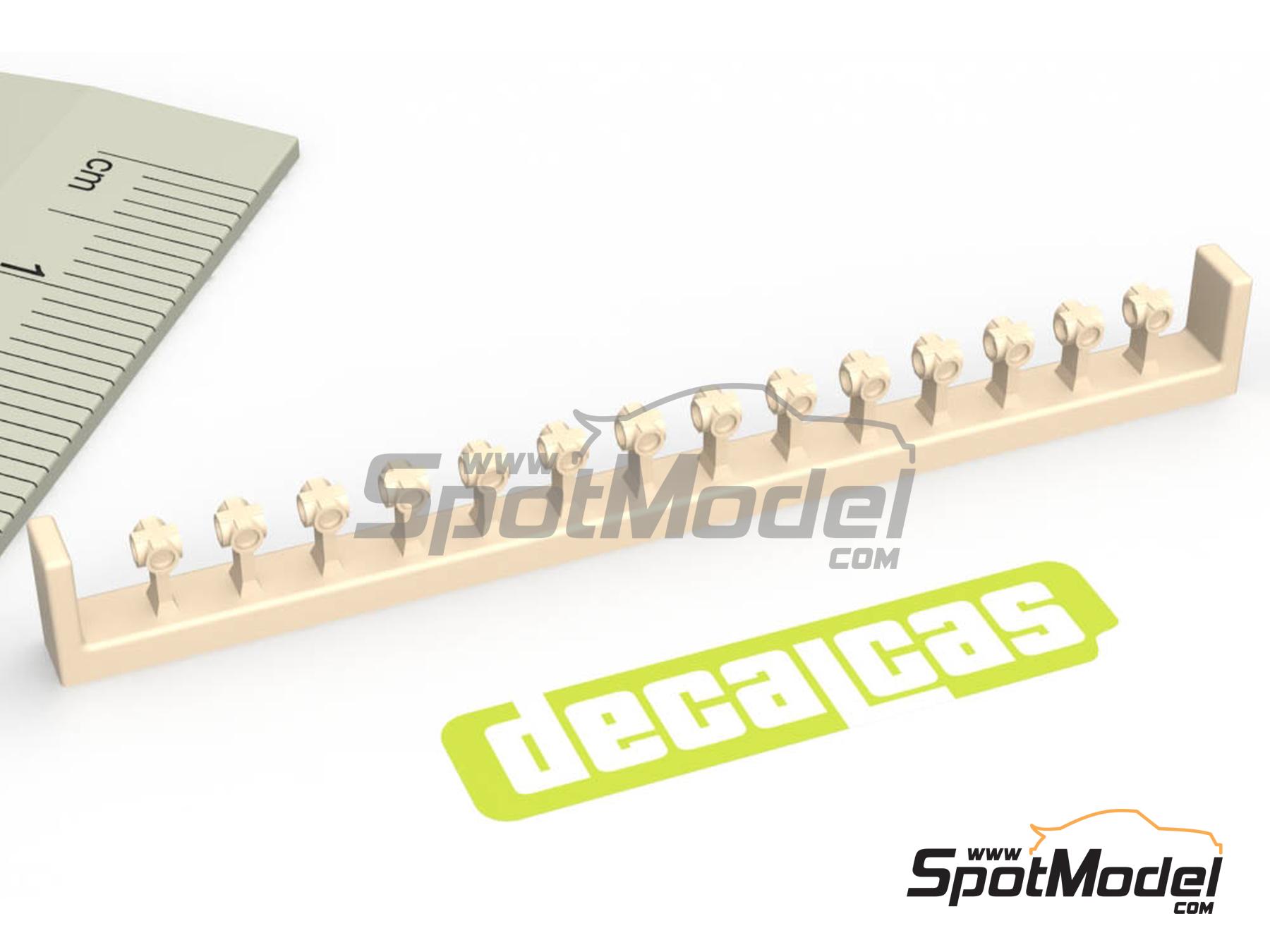 Image 27: 1.2mm Hose joints set 3 | Hose joints in 1/20 scale manufactured by Decalcas (ref. DCL-PAR048, also 4545782078602)