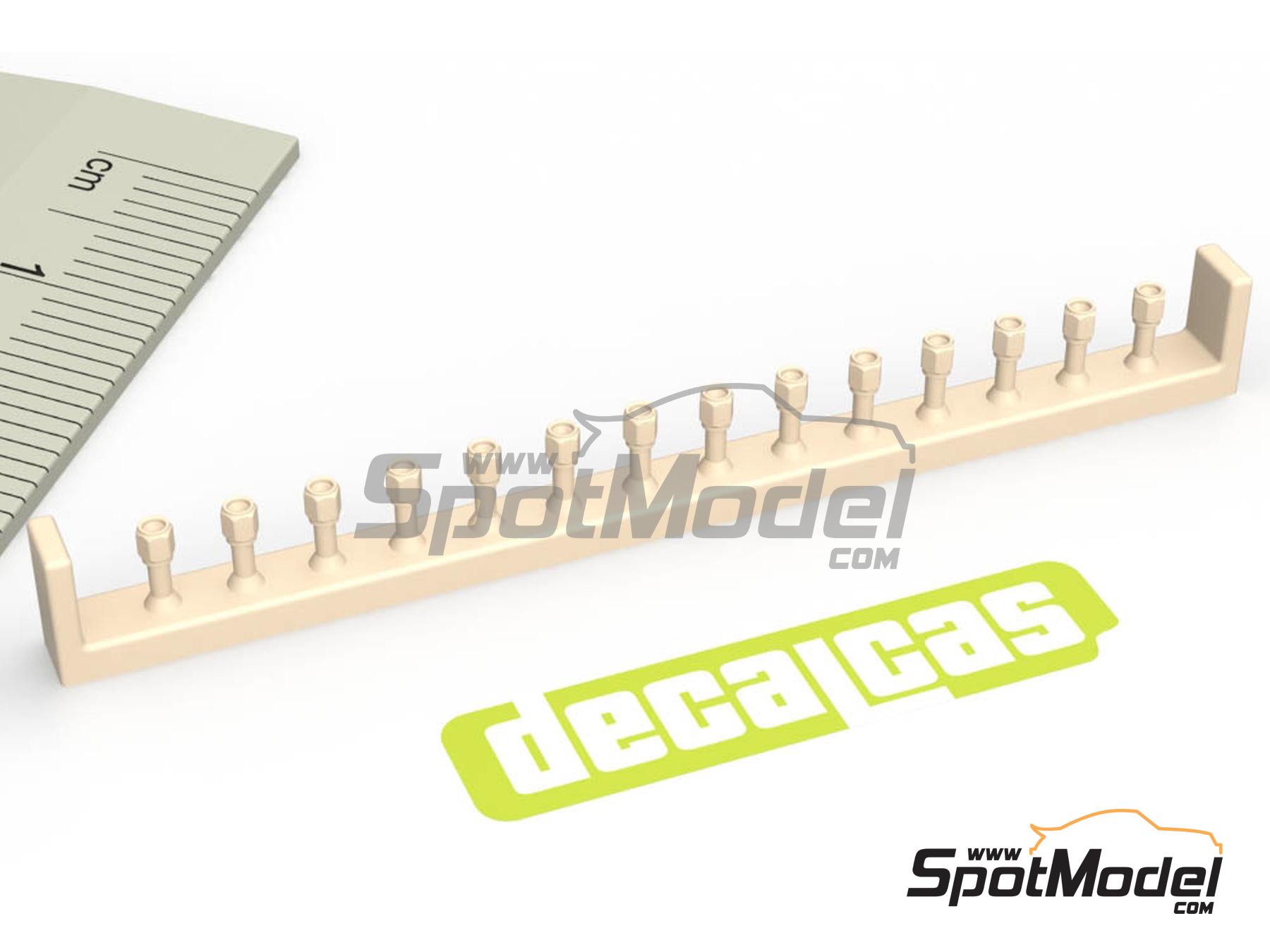 Image 33: 1.2mm Hose joints set 3 | Hose joints in 1/20 scale manufactured by Decalcas (ref. DCL-PAR048, also 4545782078602)