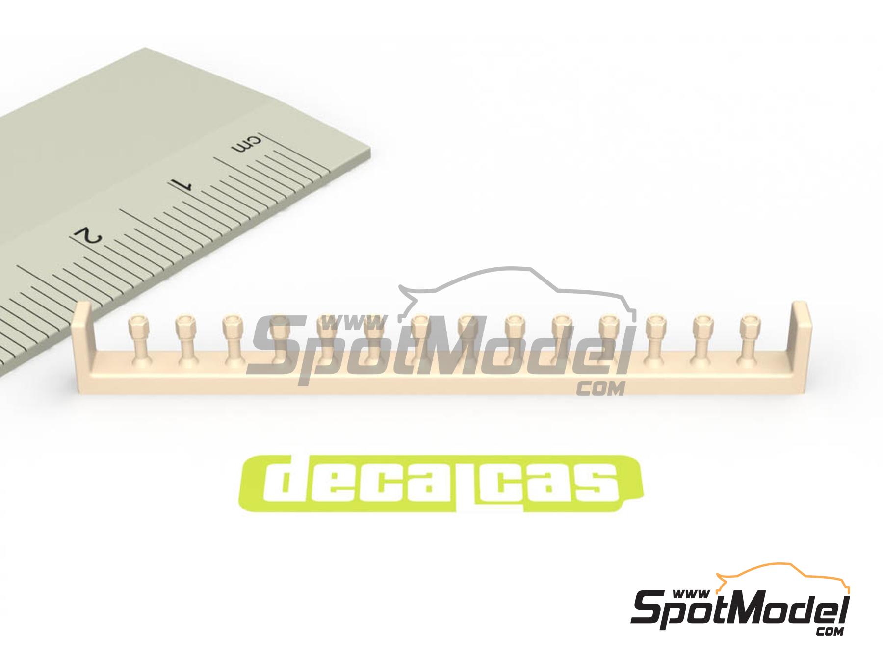 Image 34: 1.2mm Hose joints set 3 | Hose joints in 1/20 scale manufactured by Decalcas (ref. DCL-PAR048, also 4545782078602)
