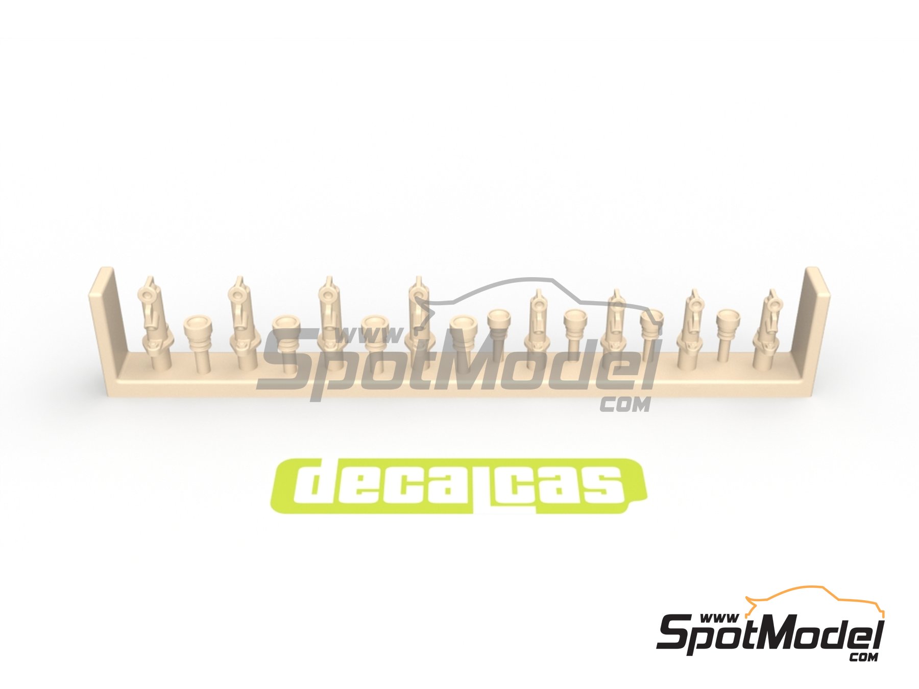 Image 9: Cilindro maestro y dep&oacute;sito de liquido del sistema frenos | Detalle en escala&nbsp;1/24 fabricado por Decalcas (ref.&nbsp;DCL-PAR049)