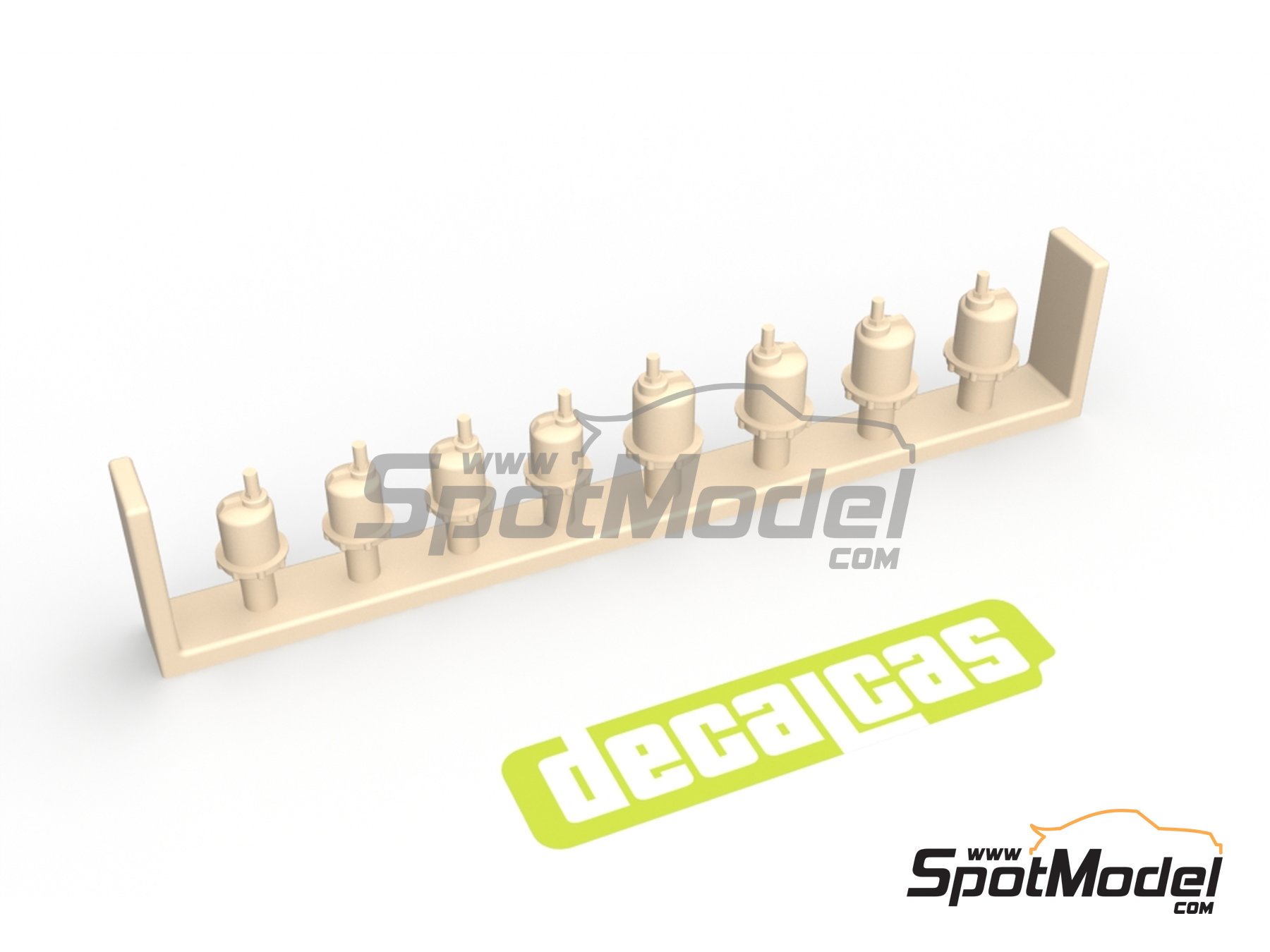 Image 11: Cilindro maestro y dep&oacute;sito de liquido del sistema frenos | Detalle en escala&nbsp;1/24 fabricado por Decalcas (ref.&nbsp;DCL-PAR049)