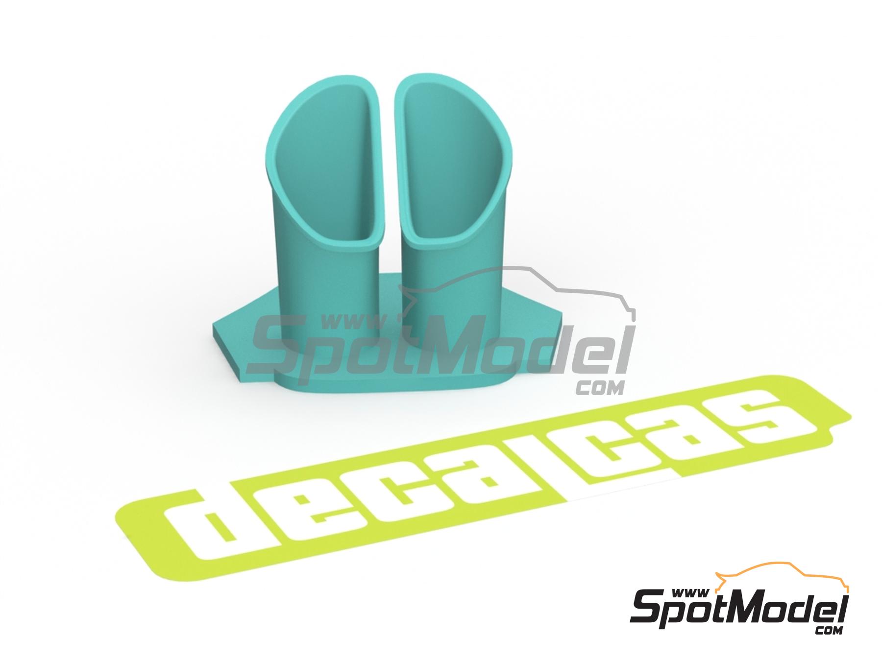 Image 2: McLaren Senna | Exhaust in 1/24 scale manufactured by Decalcas (ref.&nbsp;DCL-PAR051)