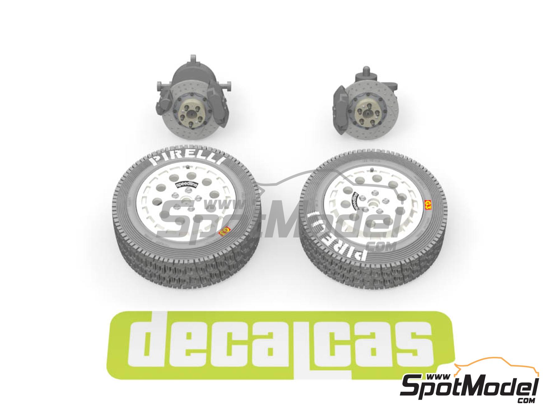 Image 14: Lancia Delta S4 | Gravel conversion set in 1/24 scale manufactured by Decalcas (ref.&nbsp;DCL-PAR053)