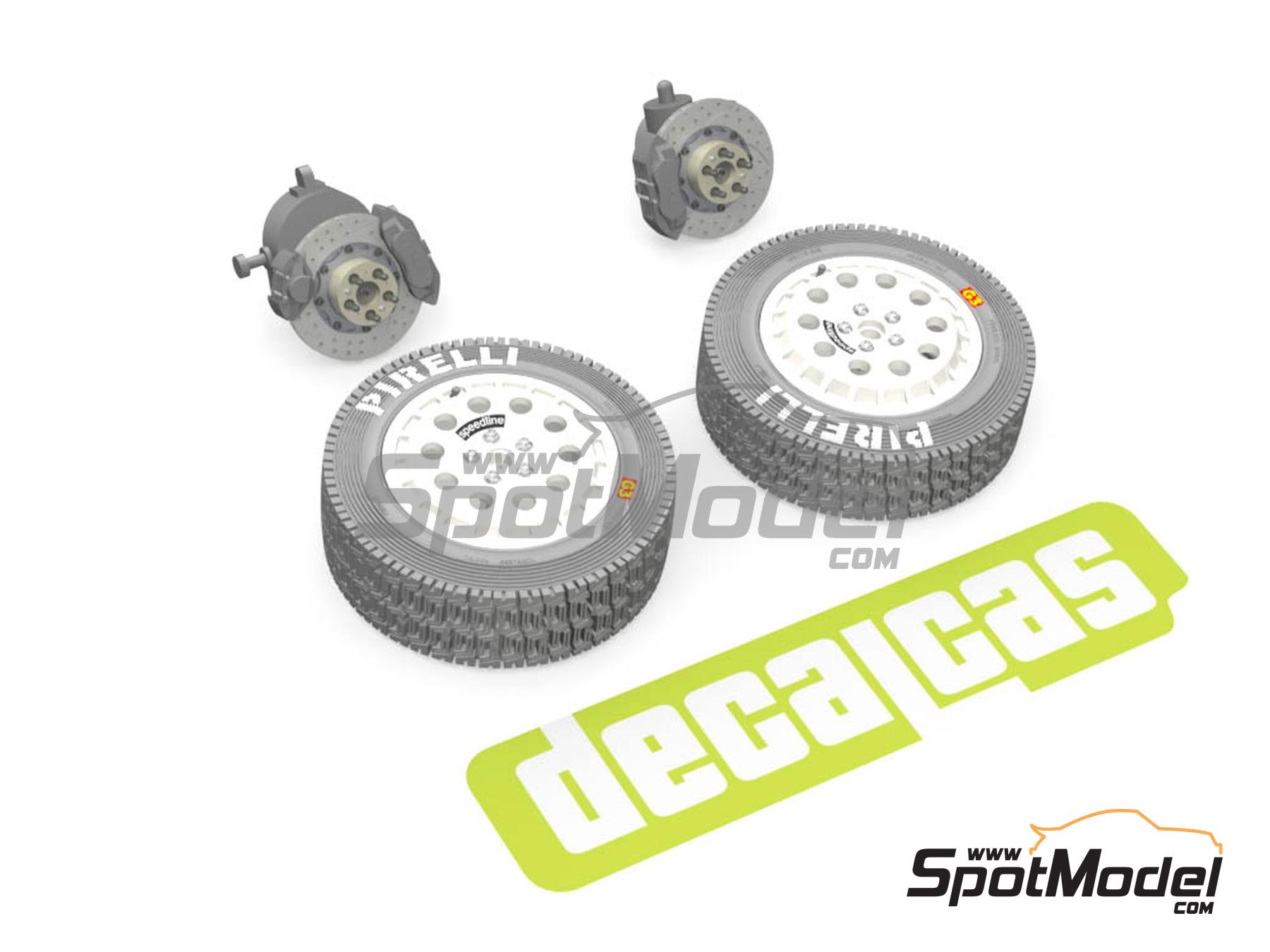 Image 15: Lancia Delta S4 | Gravel conversion set in 1/24 scale manufactured by Decalcas (ref.&nbsp;DCL-PAR053)