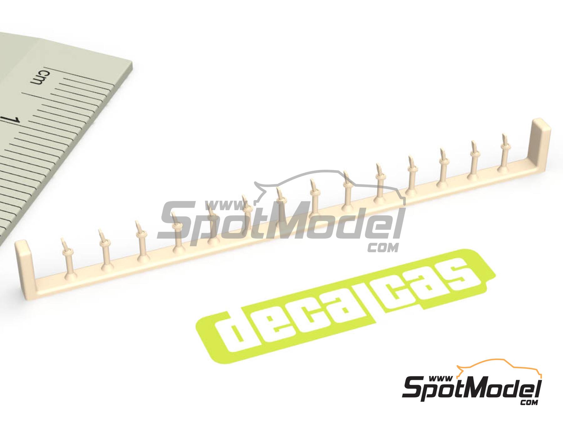 Image 1: Flat toggle switches - Type 1 | Detail in 1/20 scale manufactured by Decalcas (ref.&nbsp;DCL-PAR056)