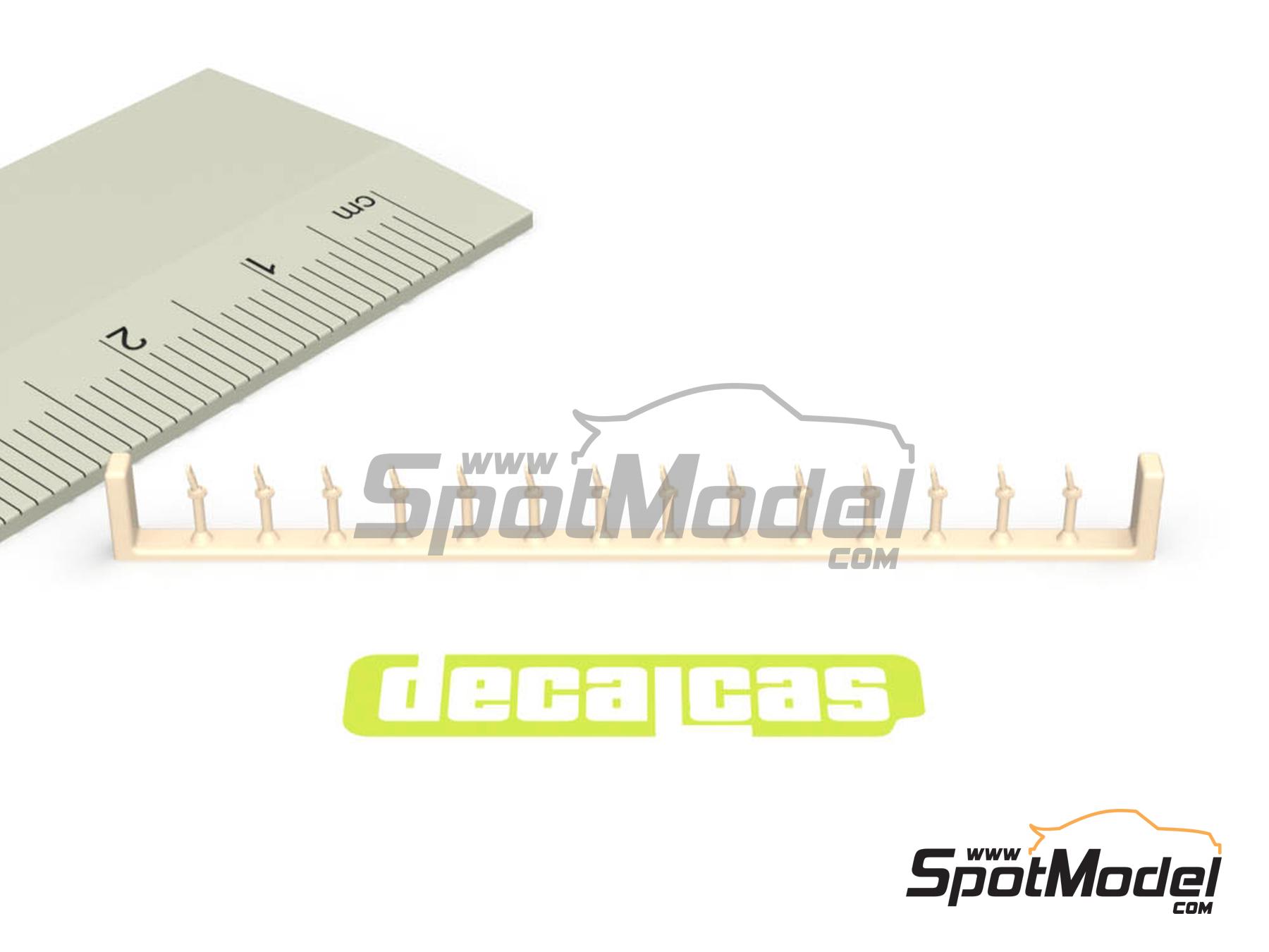 Image 2: Flat toggle switches - Type 1 | Detail in 1/20 scale manufactured by Decalcas (ref.&nbsp;DCL-PAR056)