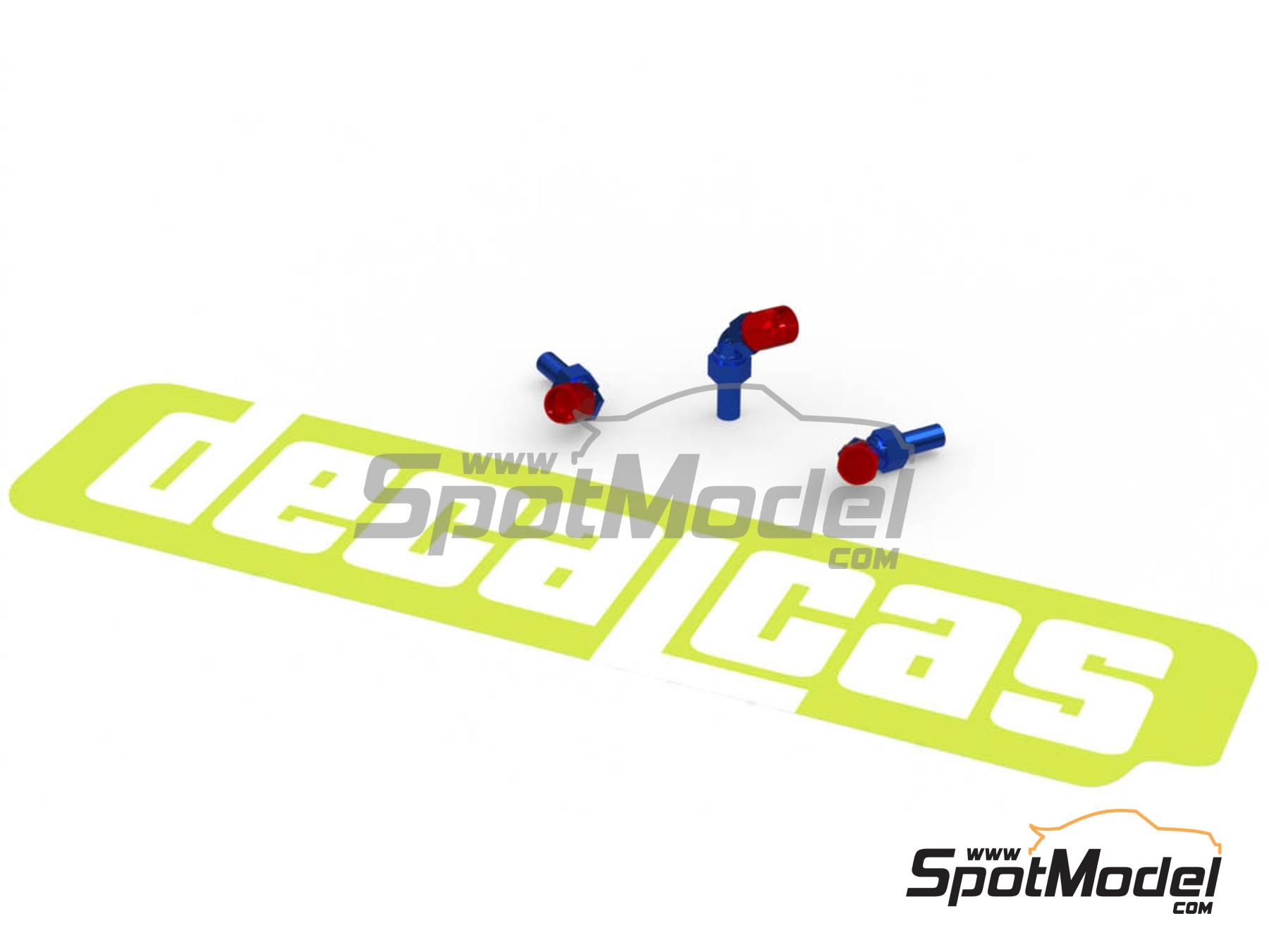 Image 9: 0.8mm Hose joints set 1 | Hose joints in 1/24 scale manufactured by Decalcas (ref.&nbsp;DCL-PAR059)